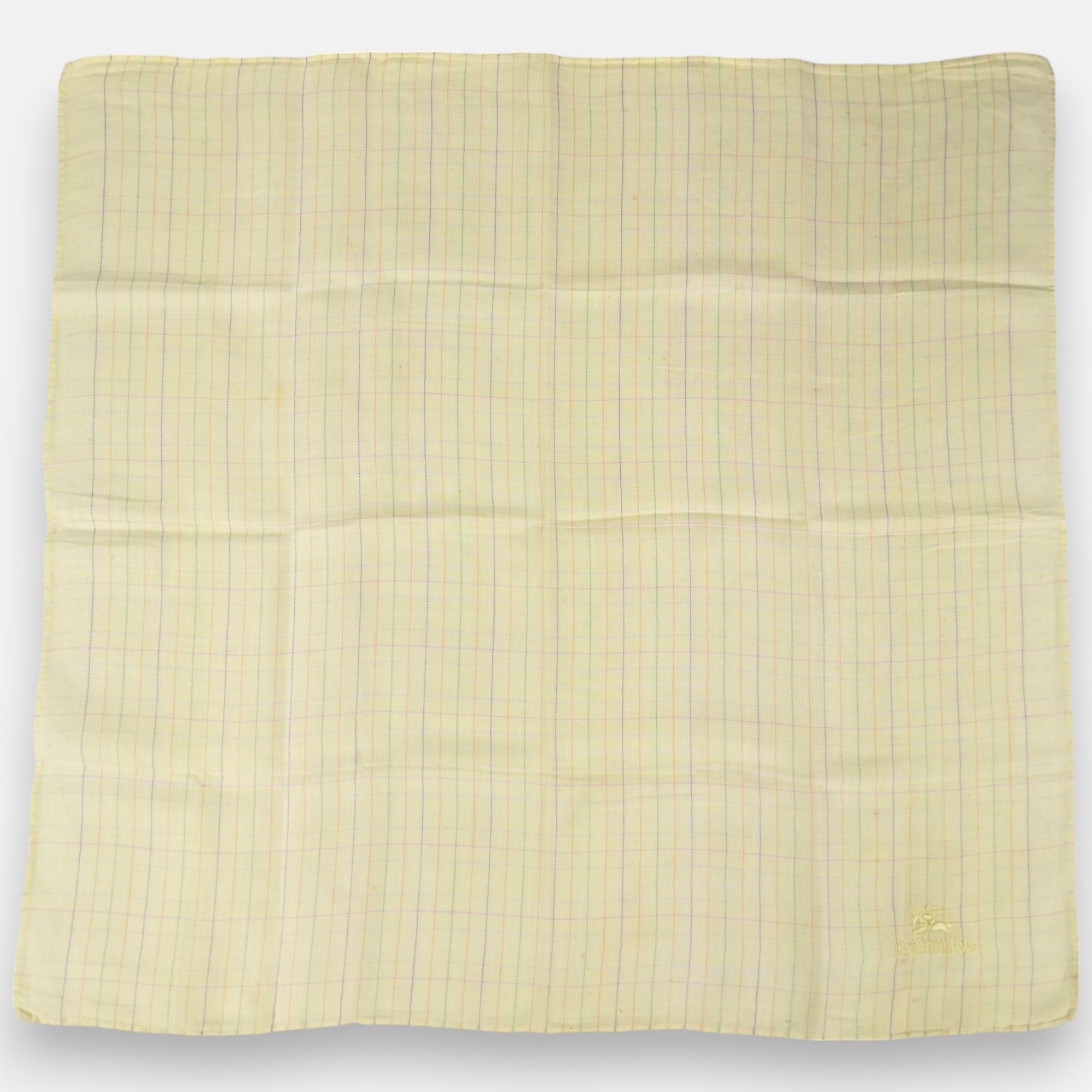 Vintage Vintage Burberry Handkerchief Pocket Square Bandana Size ONE SIZE - 3 Thumbnail