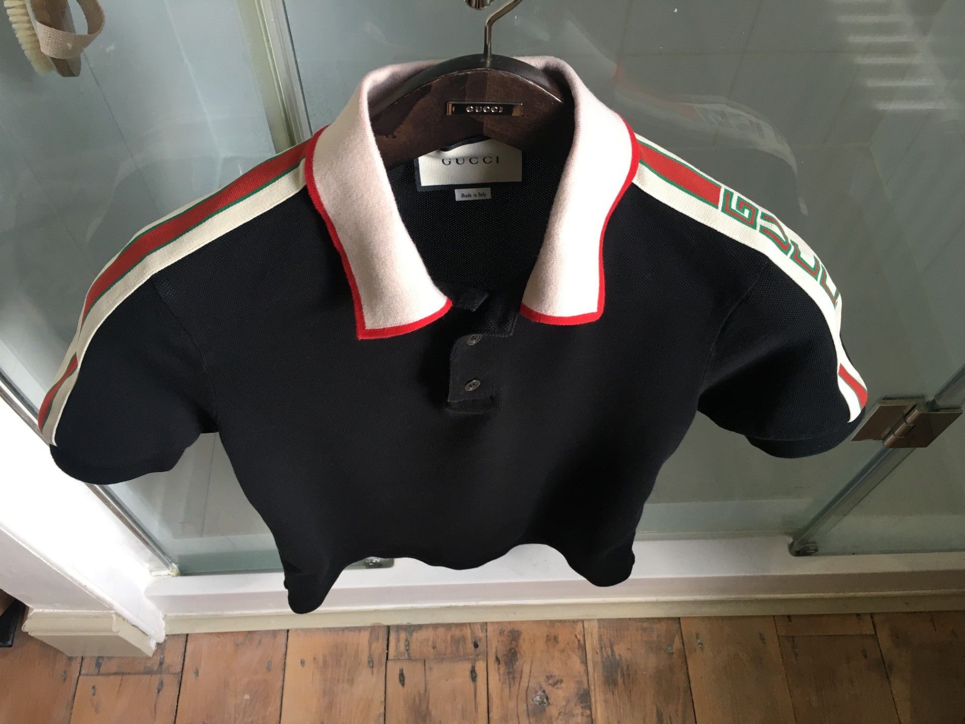 Gucci Gucci Taped Stripe Logo Polo T-Shirt Size Small RRP $650 Size US S / EU 44-46 / 1 - 2 Thumbnail