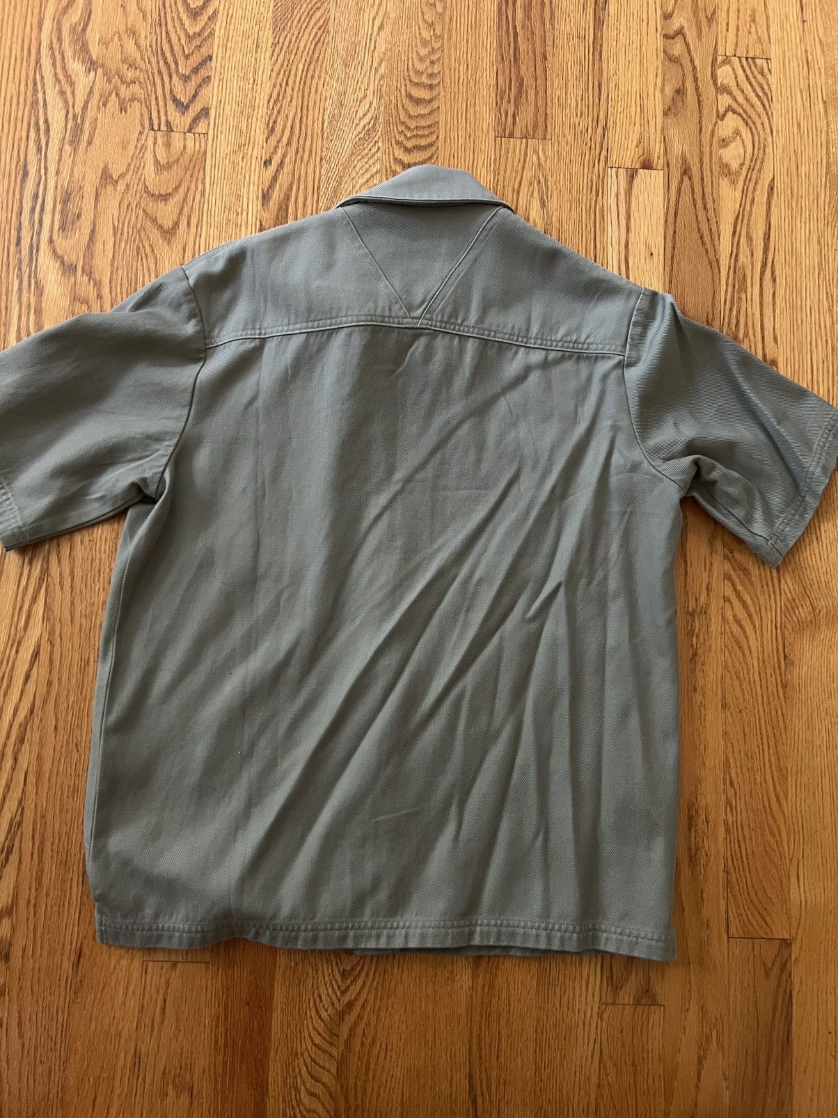 Represent Clo. Brand New XS Represent Clo Yacht Camp Collar Shirt Khaki Size US XS / EU 42 / 0 - 5 Thumbnail