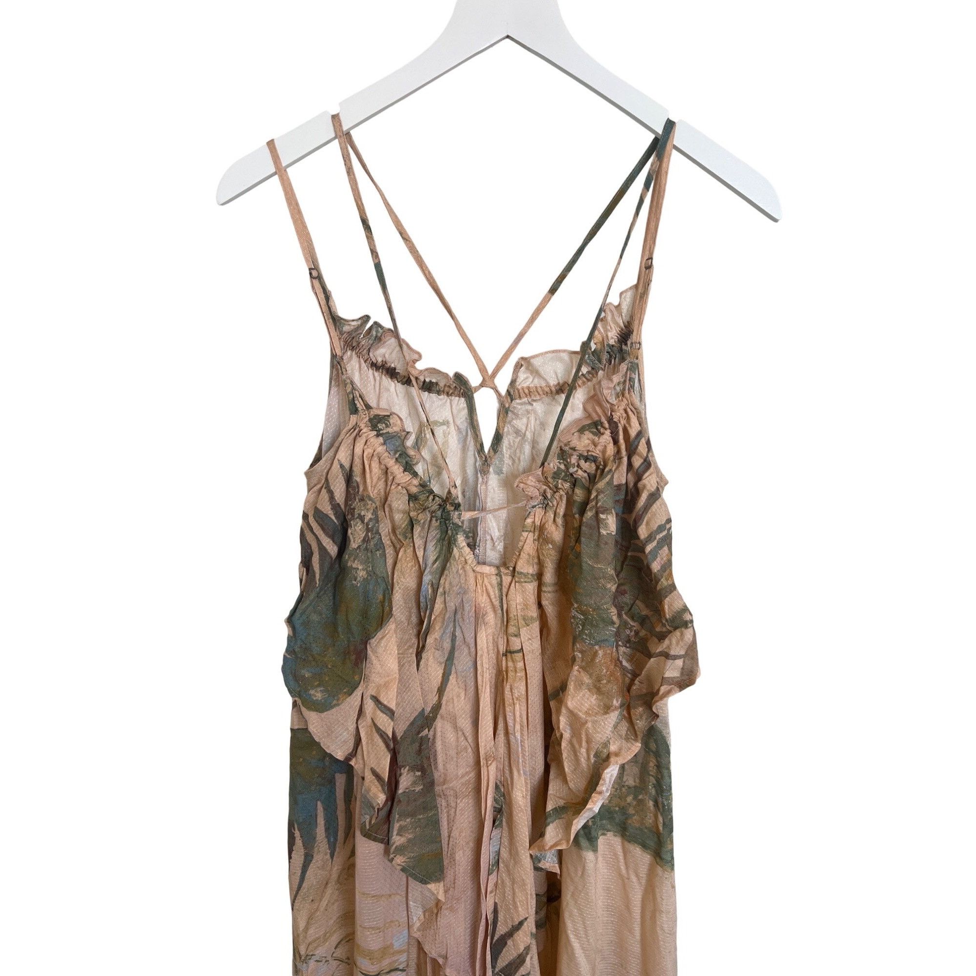 Anthropologie Anthropologie Strappy Sheer Midi Cover-Up Dress Size XXS / US 00 / IT 34 - 7 Thumbnail