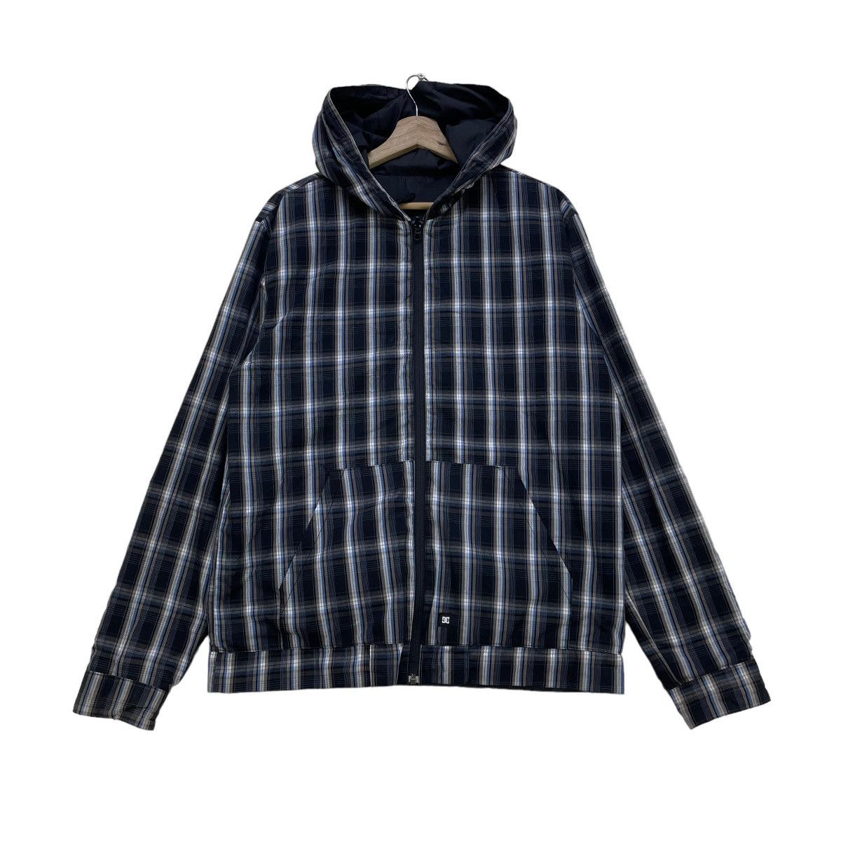 DC × Vintage Vintage Stripe Dc Reversible Hoodie Zipper Jacket Size US M / EU 48-50 / 2 - 1 Thumbnail