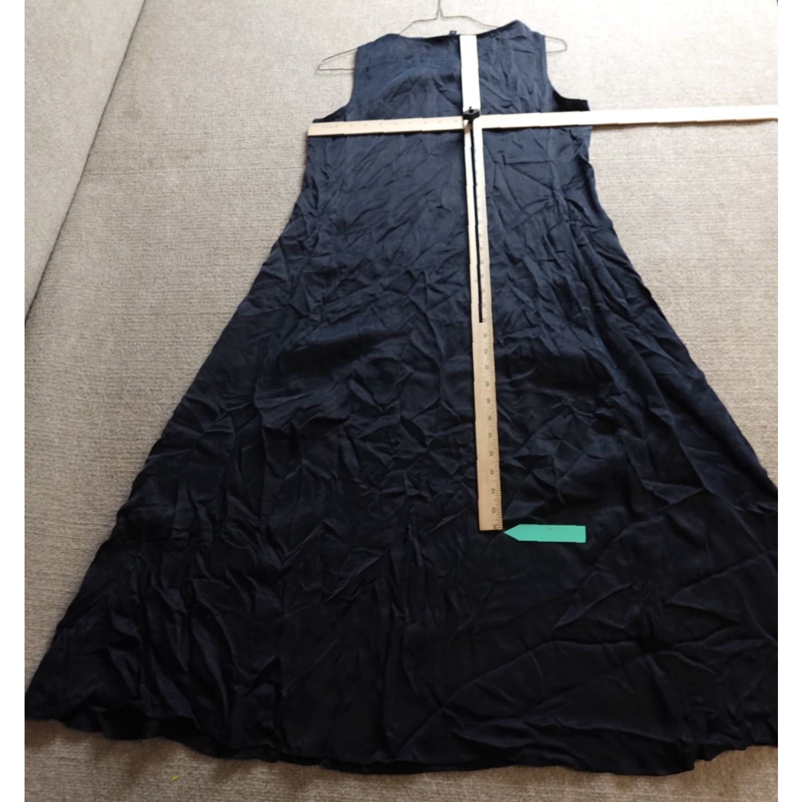 Eileen Fisher Eileen Fisher Womens Dress Small Black Solid A Line Size S / US 4 / IT 40 - 2 Thumbnail