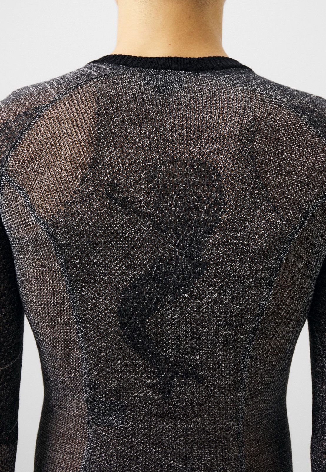 Saul Nash !DS! SS23 Saul Nash High Neck Compression Grey Wool Jumper Size US L / EU 52-54 / 3 - 7 Thumbnail