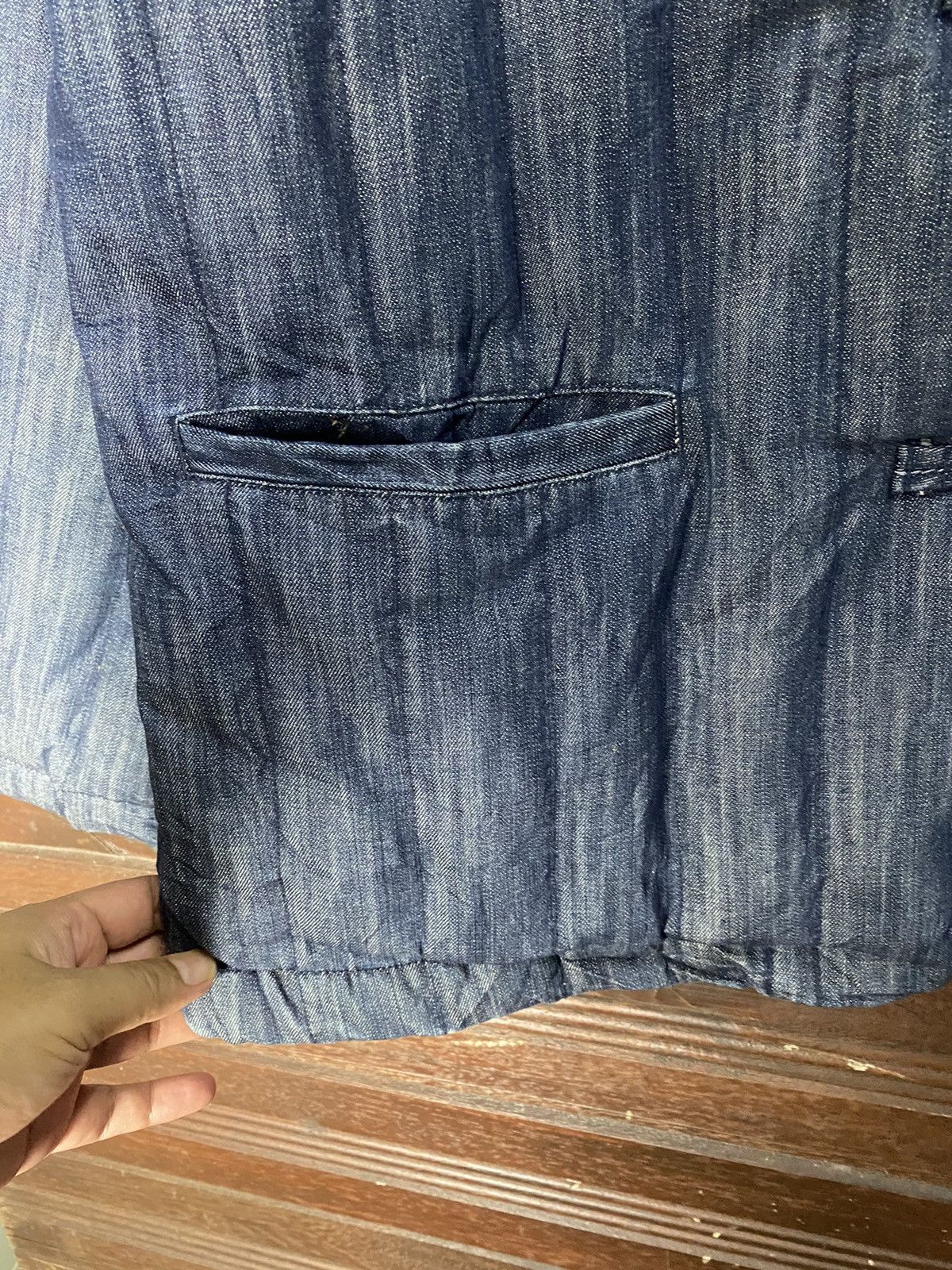 Denim & Co. × Japanese Brand Mohom Manderin Denim Jacket Size US M / EU 48-50 / 2 - 5 Thumbnail