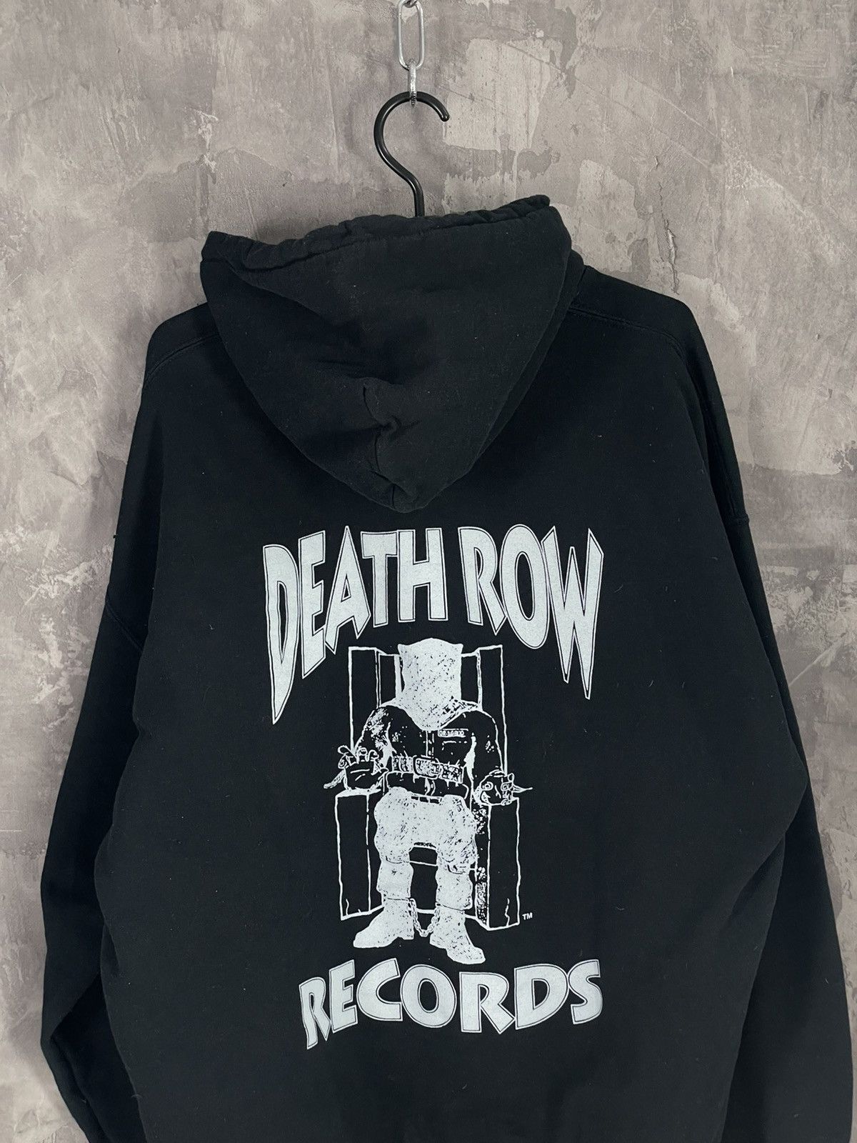 Death Row Records × Vintage Vintage Death Row Records Big Logo Hoodie Size US M / EU 48-50 / 2 - 3 Thumbnail