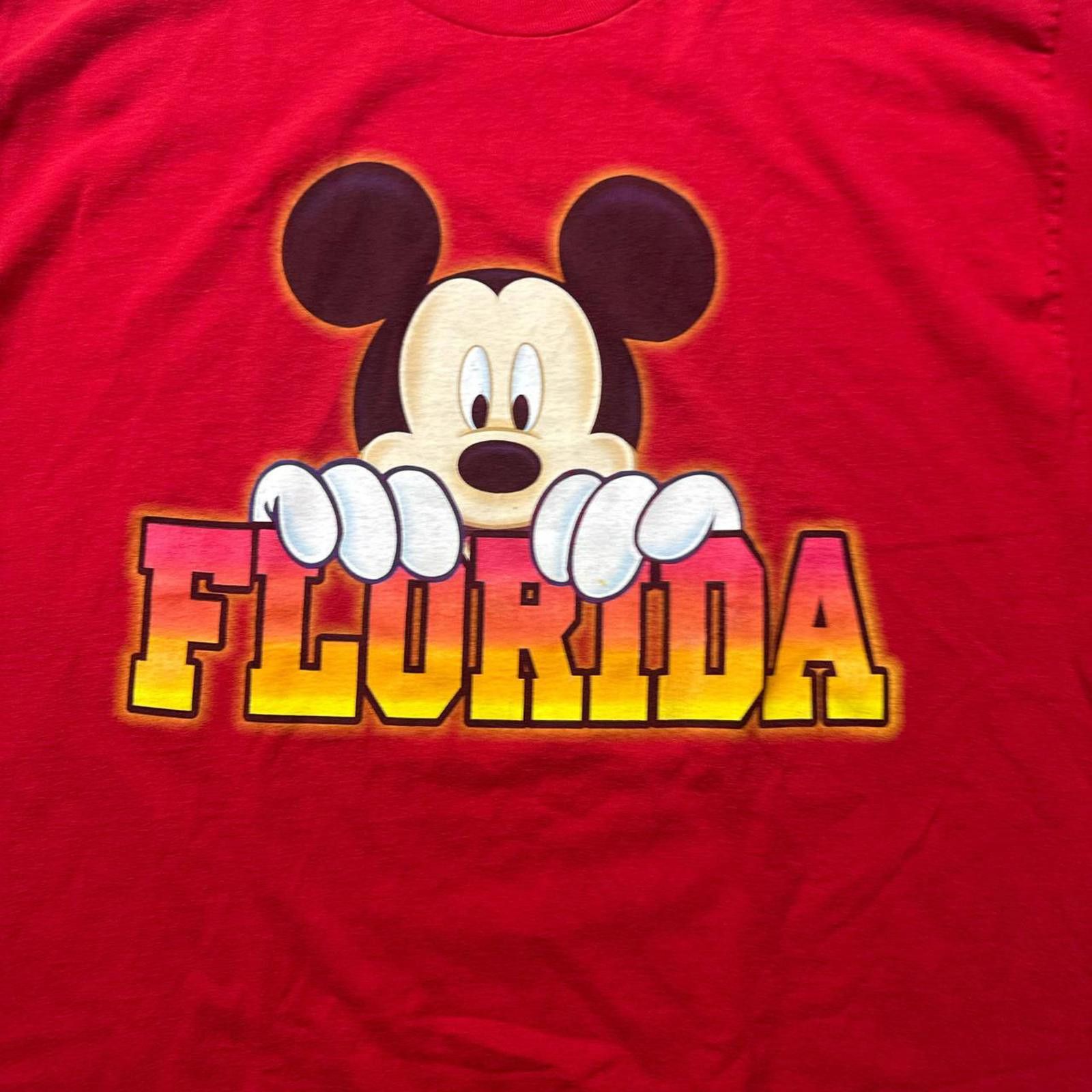 Disney Mickey Mouse Florida Graphic 90’s T-Shirt Streetwear Size US XL / EU 56 / 4 - 3 Thumbnail