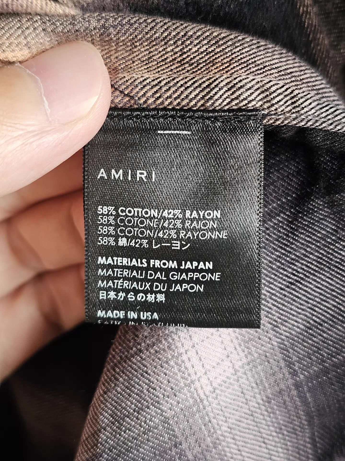 Amiri Amiri gradient plaid shirt Size US S / EU 44-46 / 1 - 5 Thumbnail