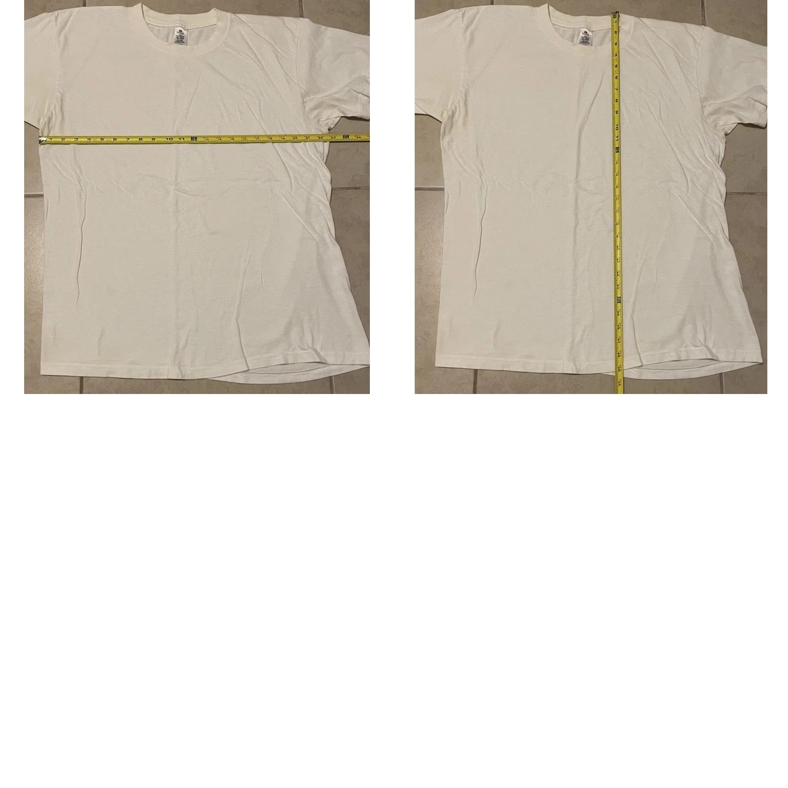 Vintage VINTAGE Shirt XL White 80s 90s Faded Grunge Punk Biker Surf Skate Track Trucker Mechanic Single Stitch Mens T-Shirt Size US XL / EU 56 / 4 - 9 Thumbnail