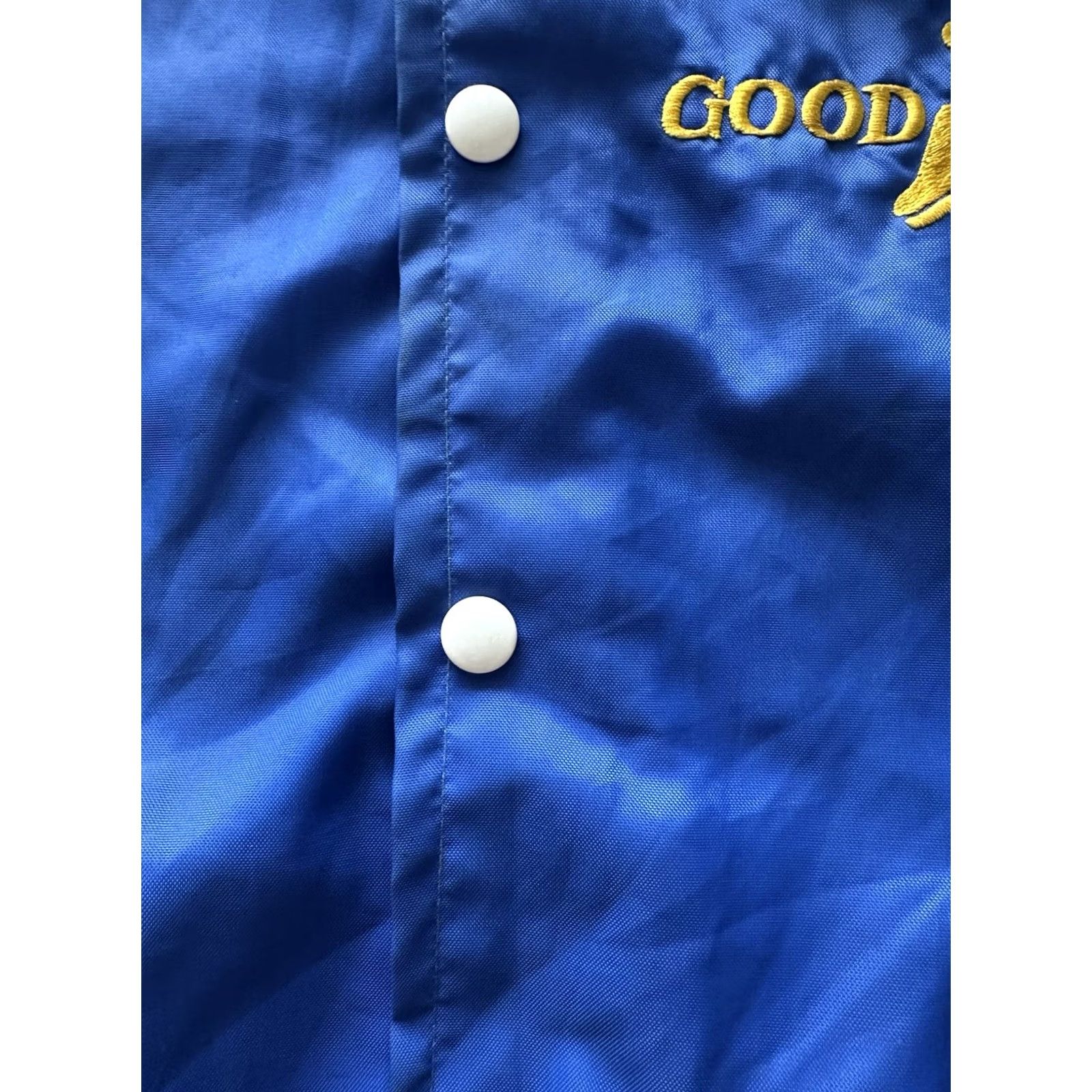 Vintage VINTAGE Swingster Jacket 80s Bomber Satan Satin Blue Mens L Packable All Seasons - 24.5" Chest 27" Length Size US L / EU 52-54 / 3 - 3 Thumbnail