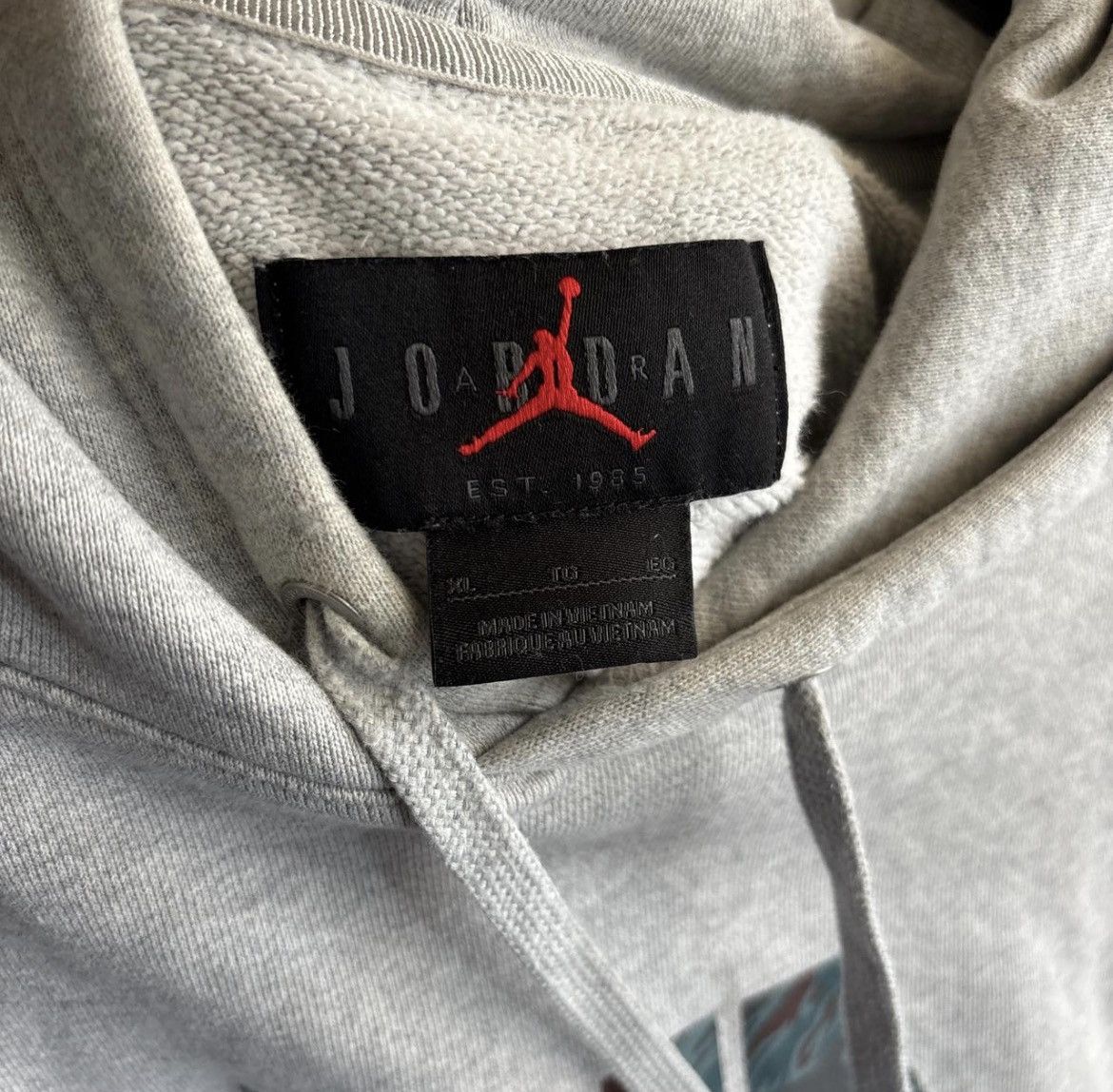 Jordan Brand × Undefeated Jordan x UNDEFEATED Hoodie Heather Gray Size US XL / EU 56 / 4 - 3 Thumbnail