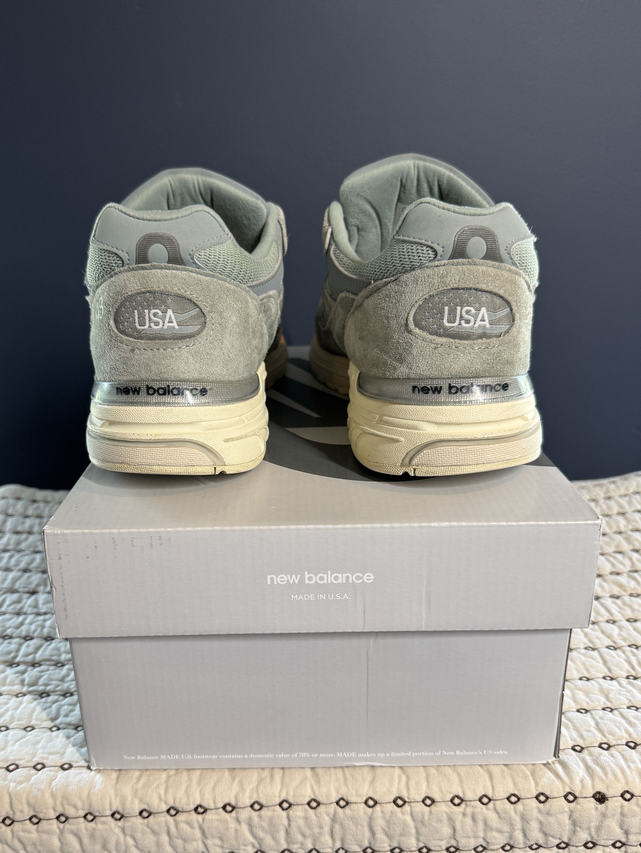Kith × New Balance 2022 KITH X NEW BALANCE 993 PISTACHIO MADE IN USA SIZE 10.5 Size US 10.5 / EU 43-44 - 3 Thumbnail