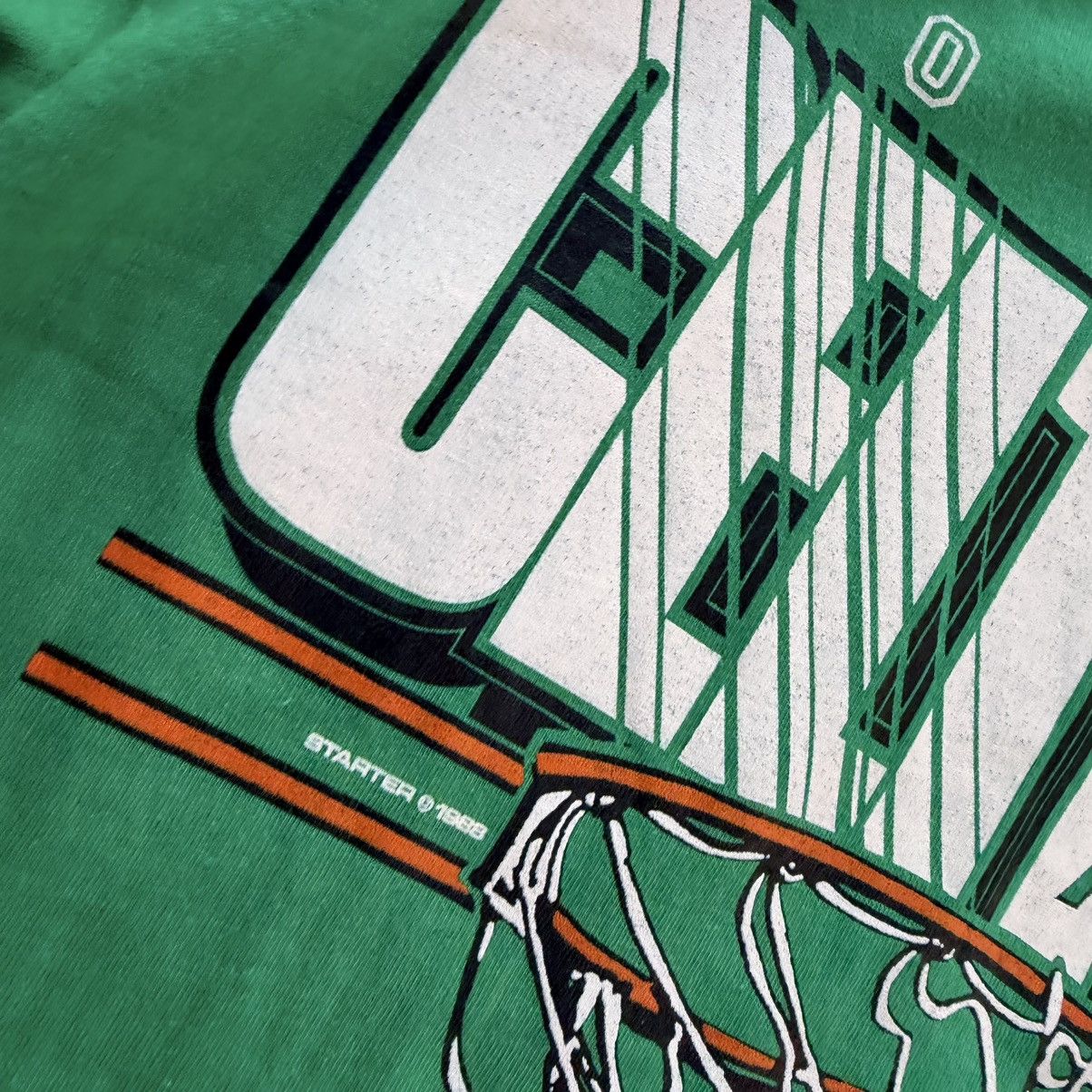 Starter Vintage Boston Celtics T Shirt Starter 80s Single Stitch Size US M / EU 48-50 / 2 - 2 Thumbnail