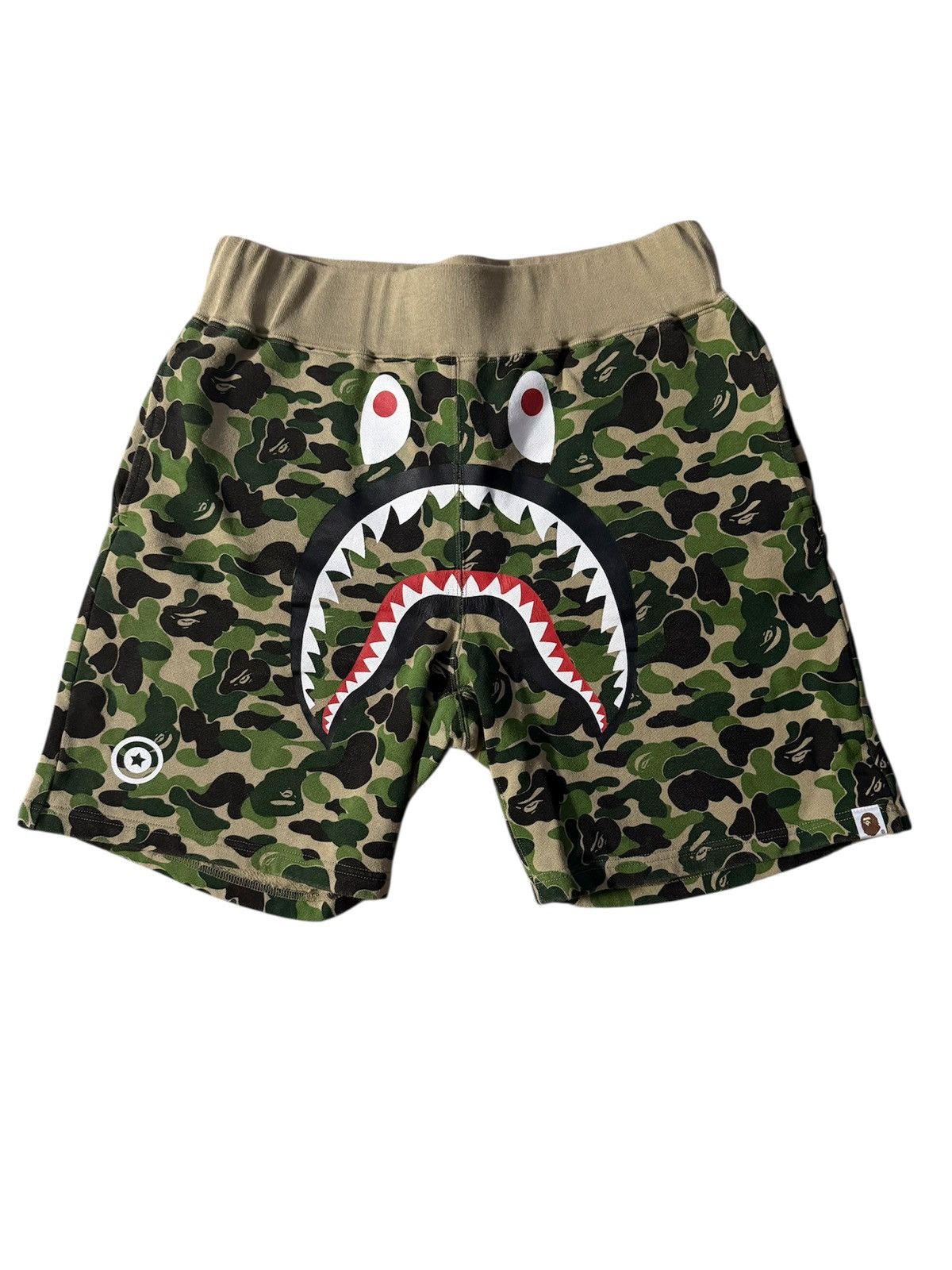 A Bathing Ape ABC Camo Shark Shorts
