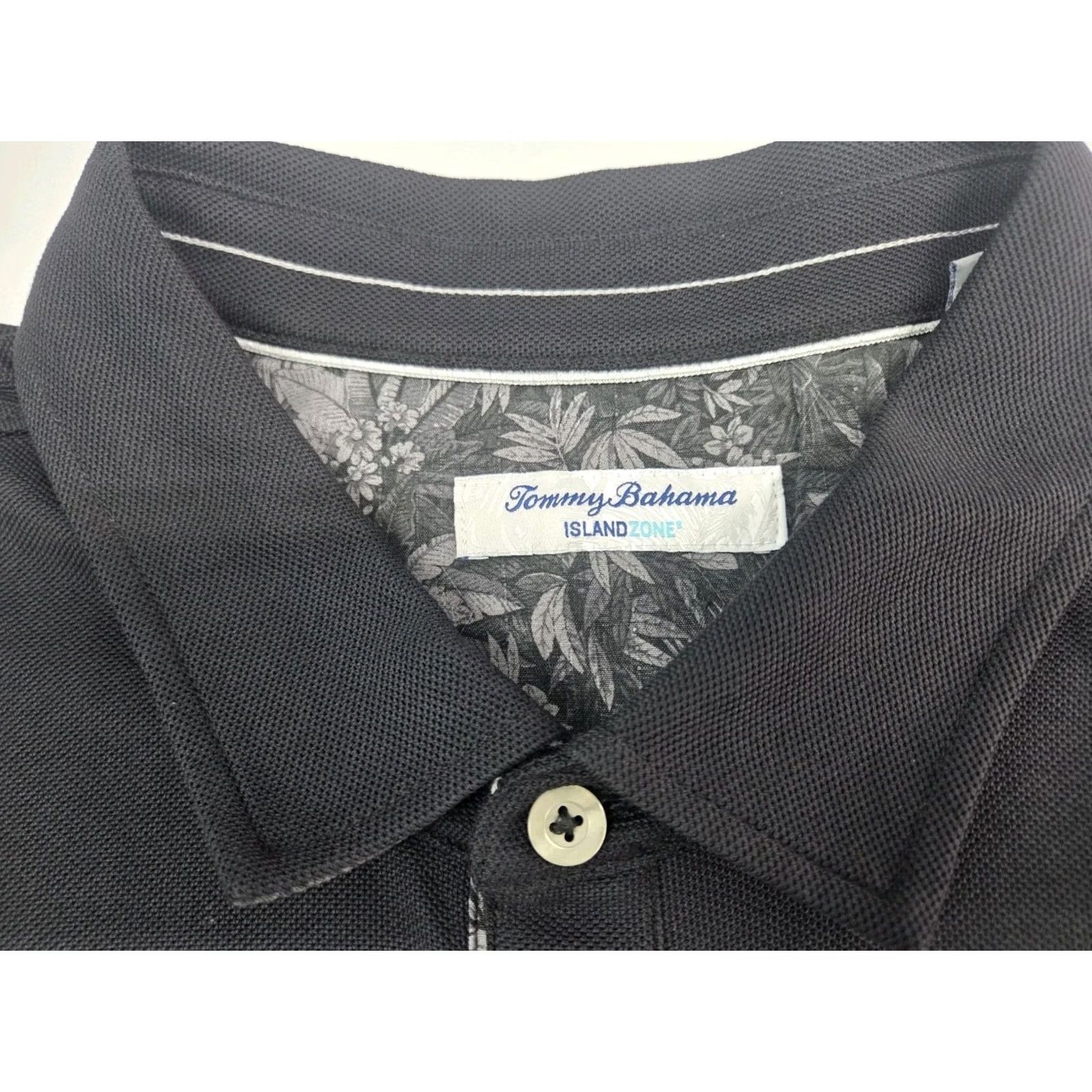 Tommy Bahama Tommy Bahama Island Zone Mens Short Sleeve Black Polo Shirt 3XL #8795 Size US XXL / EU 58 / 5 - 3 Thumbnail