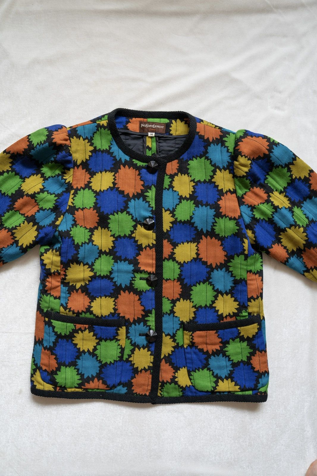 Yves Saint Laurent YSL | Vintage Quilted Jacket Size S / US 4 / IT 40 - 2 Thumbnail