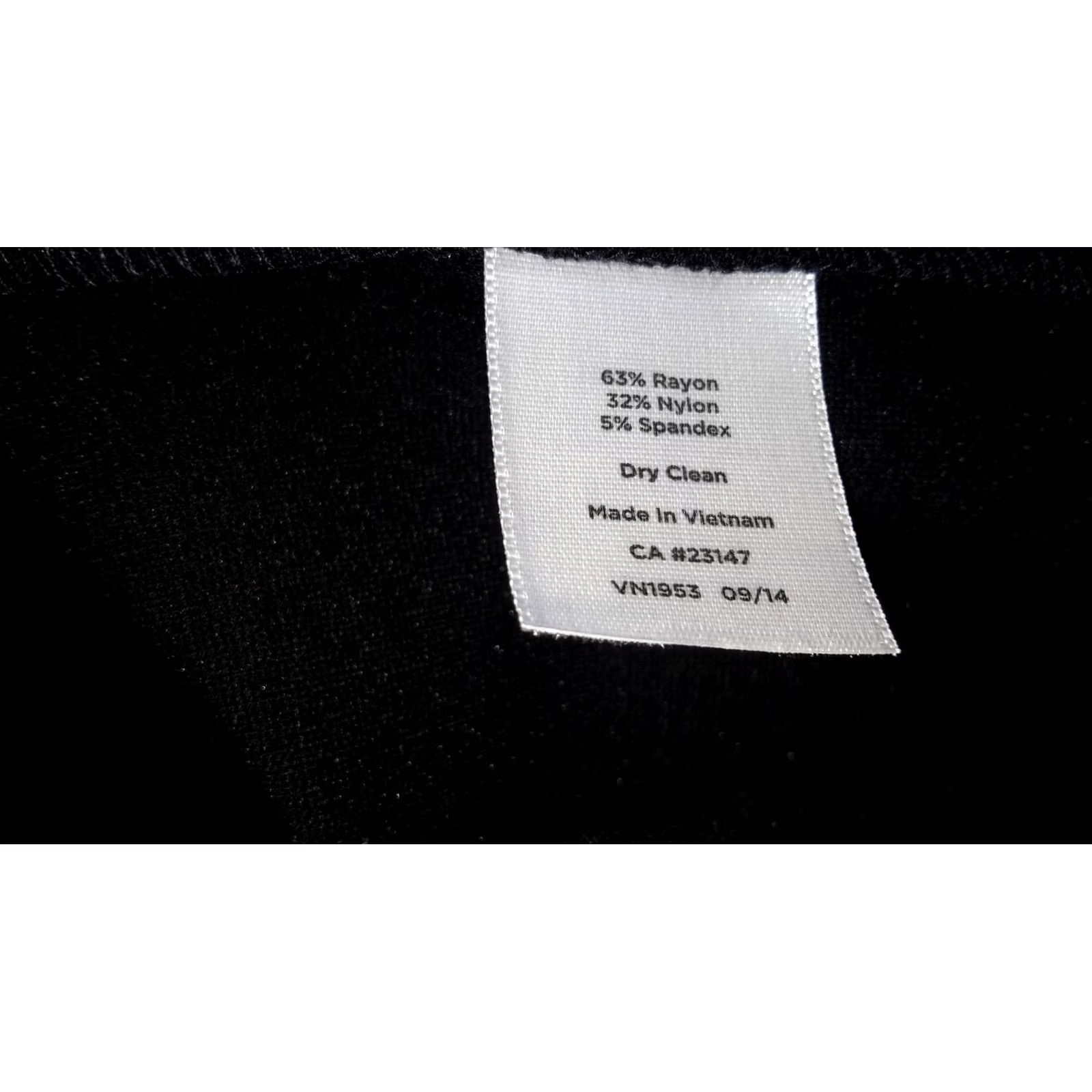 Talbots Talbots Skirt Petite Size 6 Black Flare Panel A-Line USA Womens Size 28" / US 6 / IT 42 - 6 Thumbnail