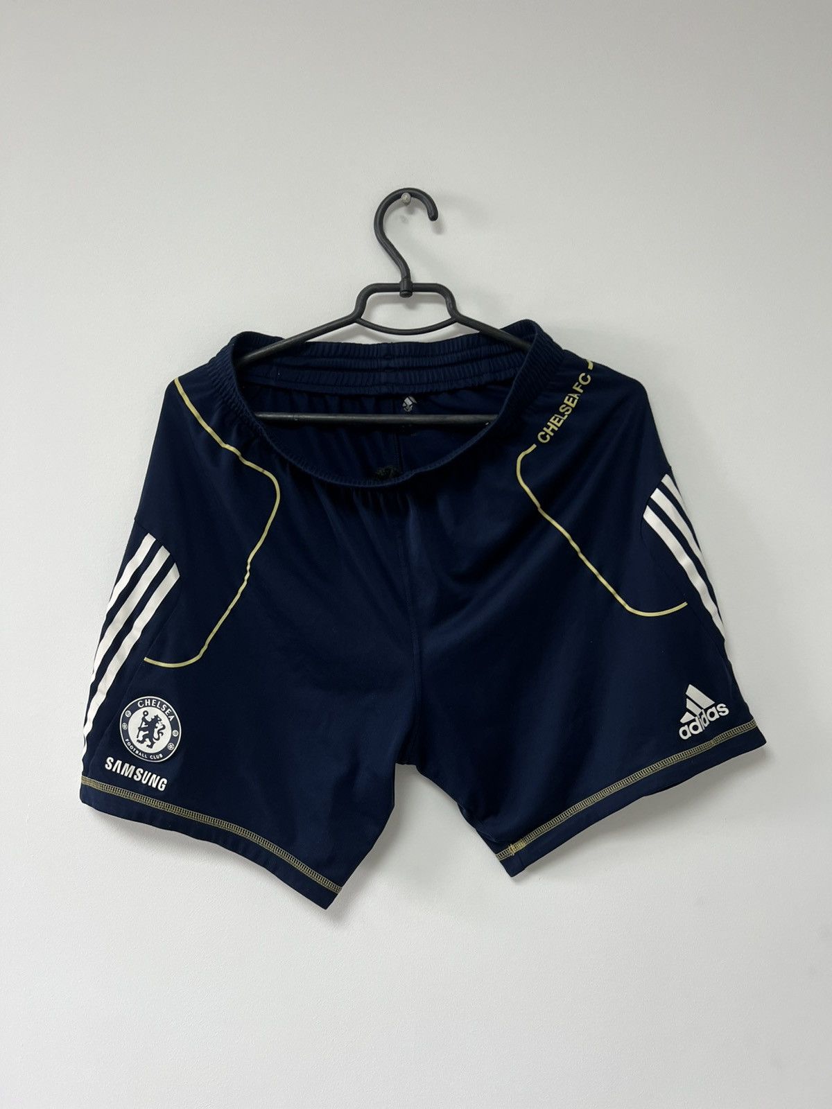 Adidas Chelsea 2010/11 Training Football Shorts Blue Mens sz S Size US 30 / EU 46 - 1 Thumbnail