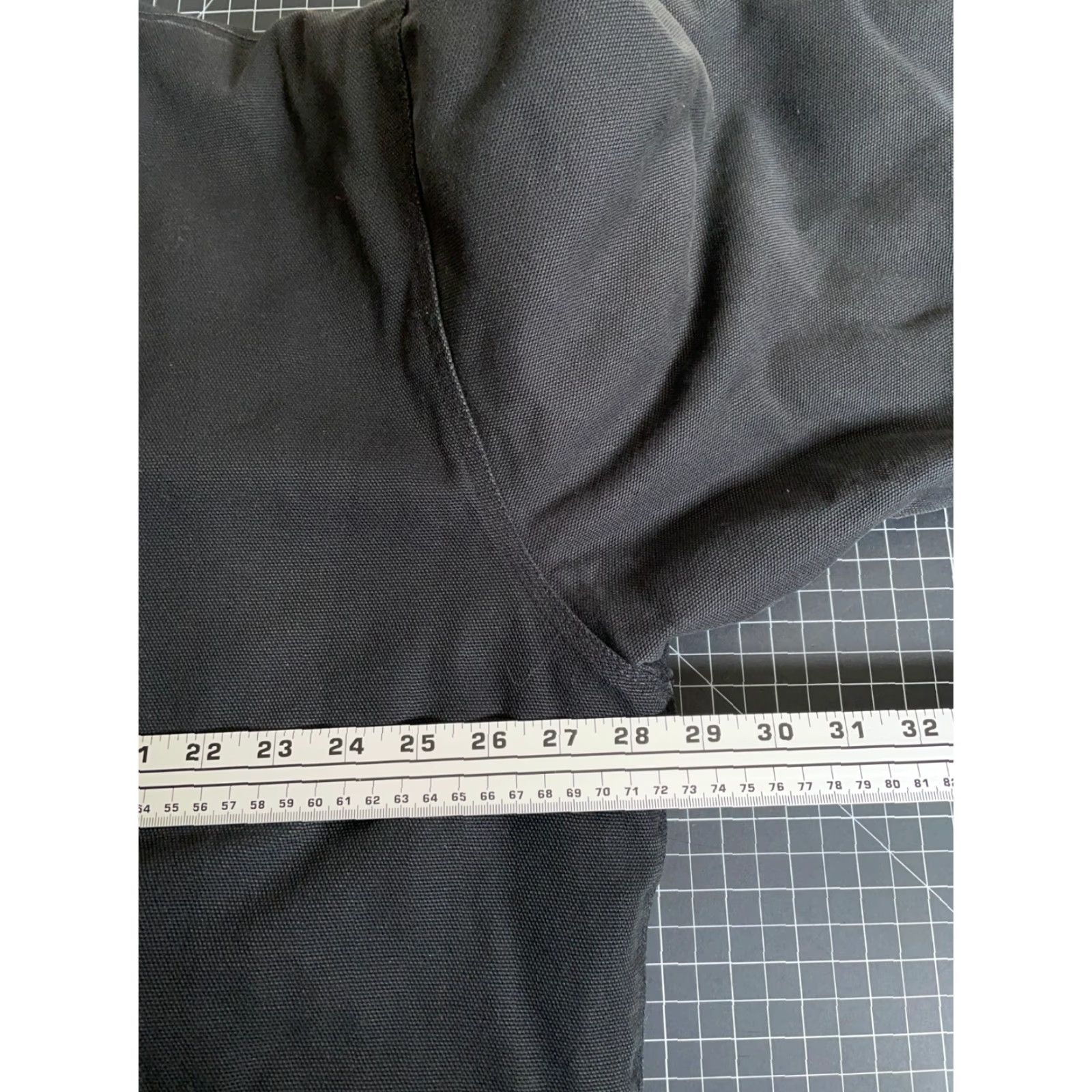Vintage Schmidty Bomber Jacket Men Canvas Duck XL Black Hooded Quilted Lining Distressing Zip Full Zip Work Jacket Casual Size US XL / EU 56 / 4 - 5 Thumbnail