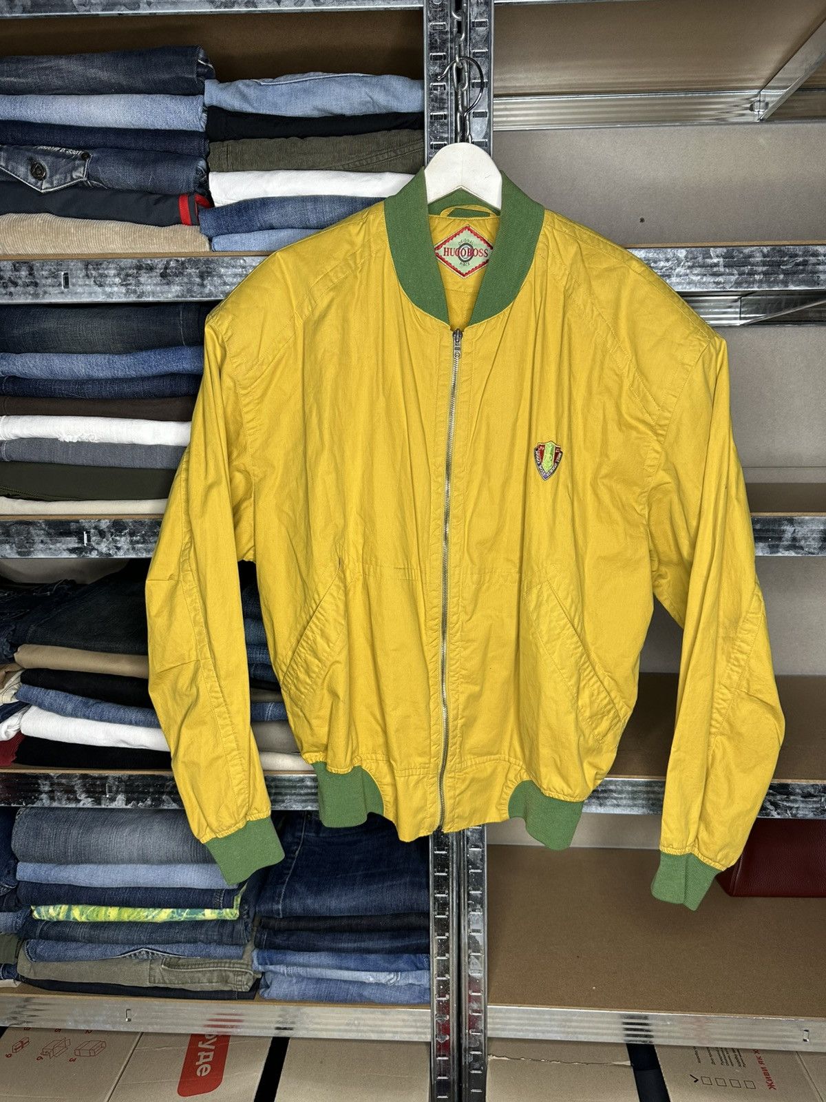 Hugo Boss Hugo Boss Vintage Bomber Jacket Full Zip Retro Size US XL / EU 56 / 4 - 1 Thumbnail