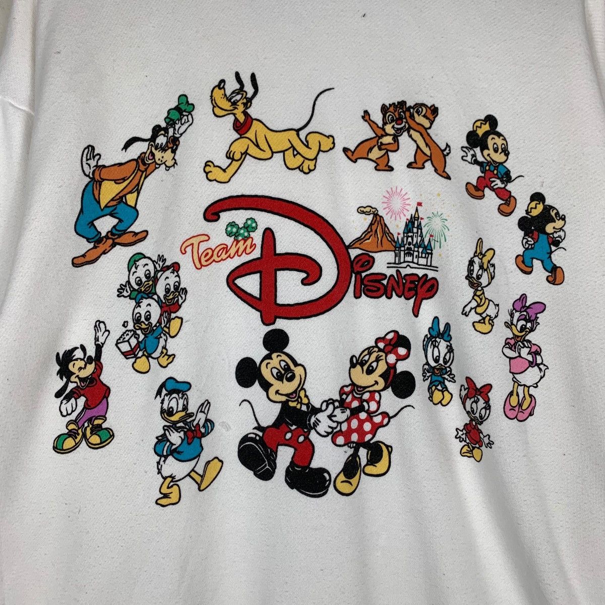Disney Tokyo Disney Resort All Character Pullover Hoodie #1312-C59 Size US L / EU 52-54 / 3 - 12 Thumbnail