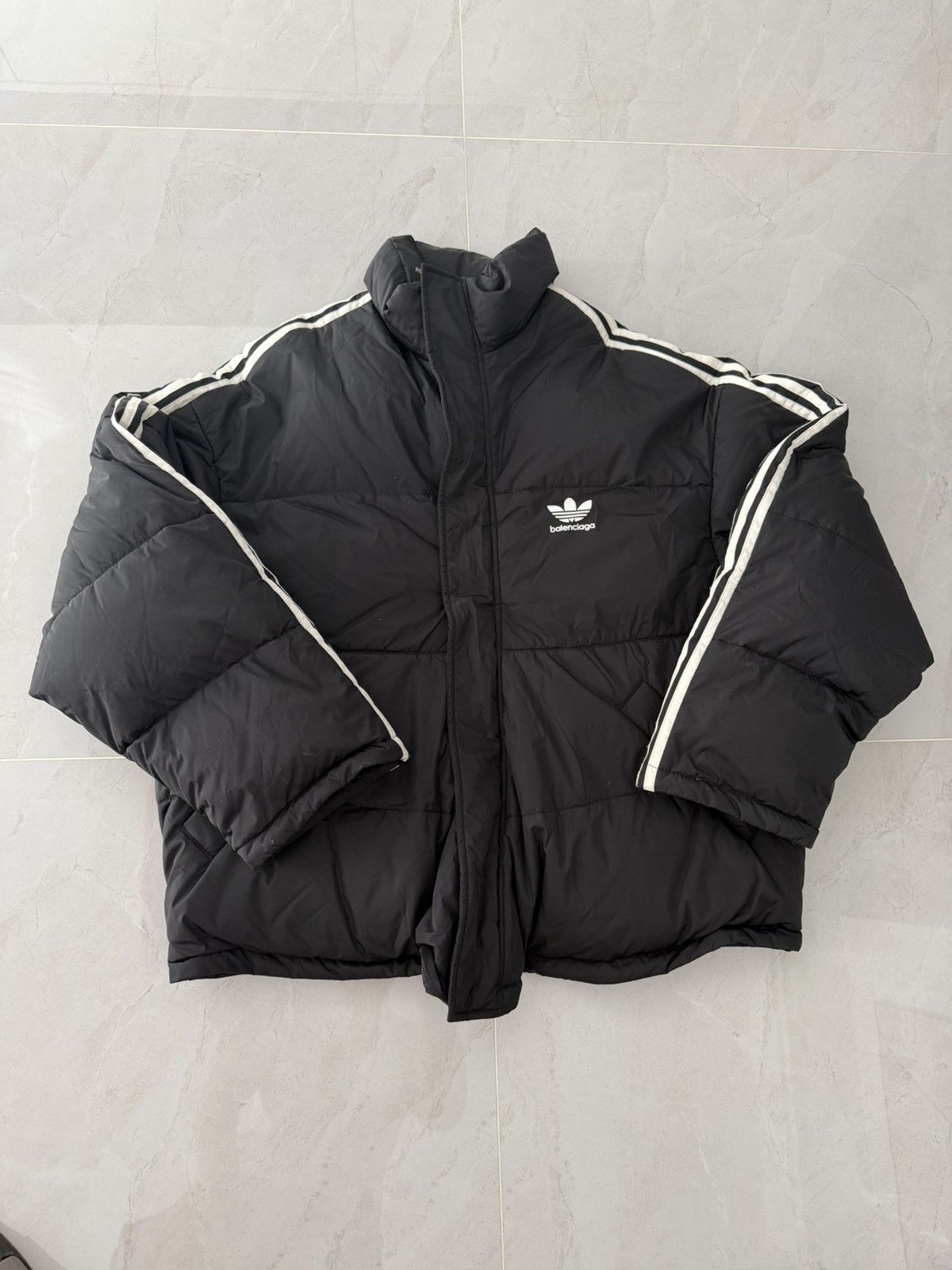 Balenciaga Balenciaga x Adidas Puffer Jacket in Black | Grailed