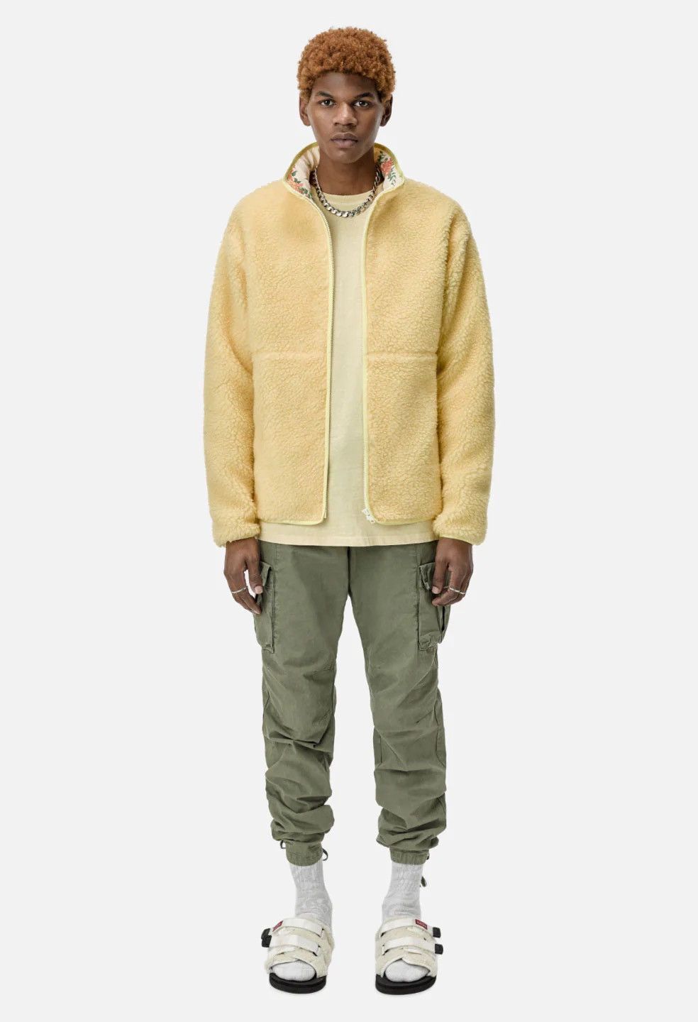 John Elliott John Elliott - Reversible Polar Fleece Bougainvillea (3/L) Size US L / EU 52-54 / 3 - 2 Thumbnail