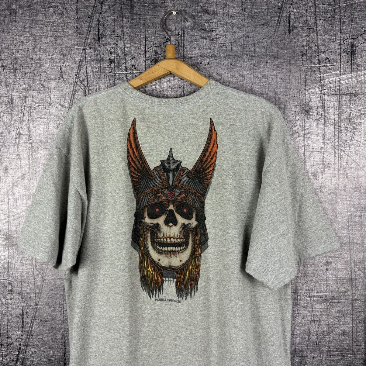 Powell Peralta Powell peralta skull big logo t shirt tee skateboards Size US XL / EU 56 / 4 - 2 Thumbnail