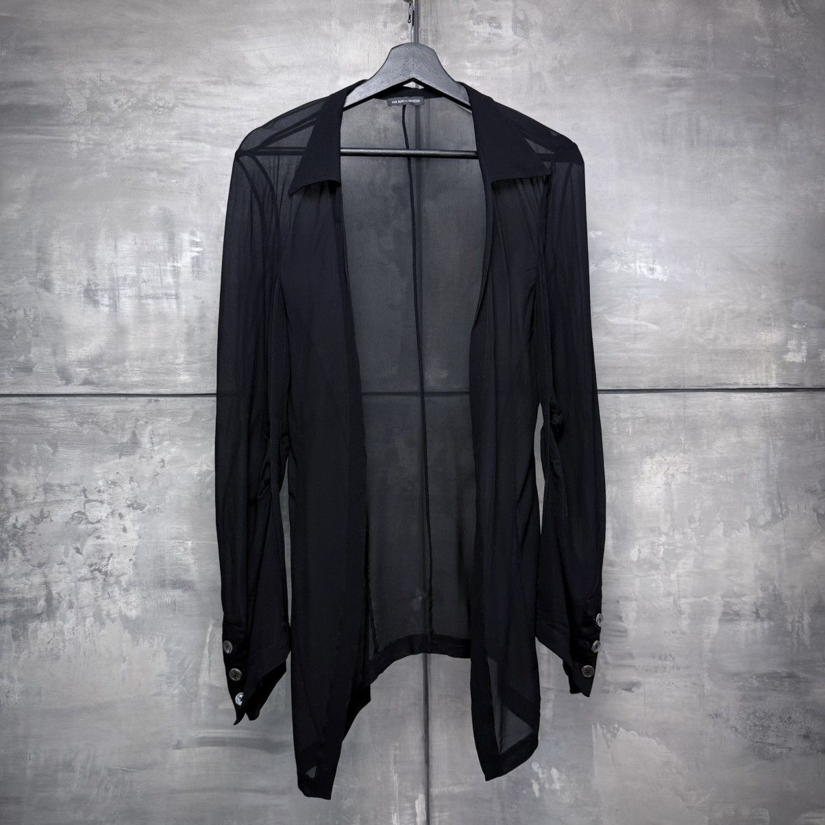 Ann Demeulemeester Transparent blouse cape 38 Size S / US 4 / IT 40 - 1 Thumbnail