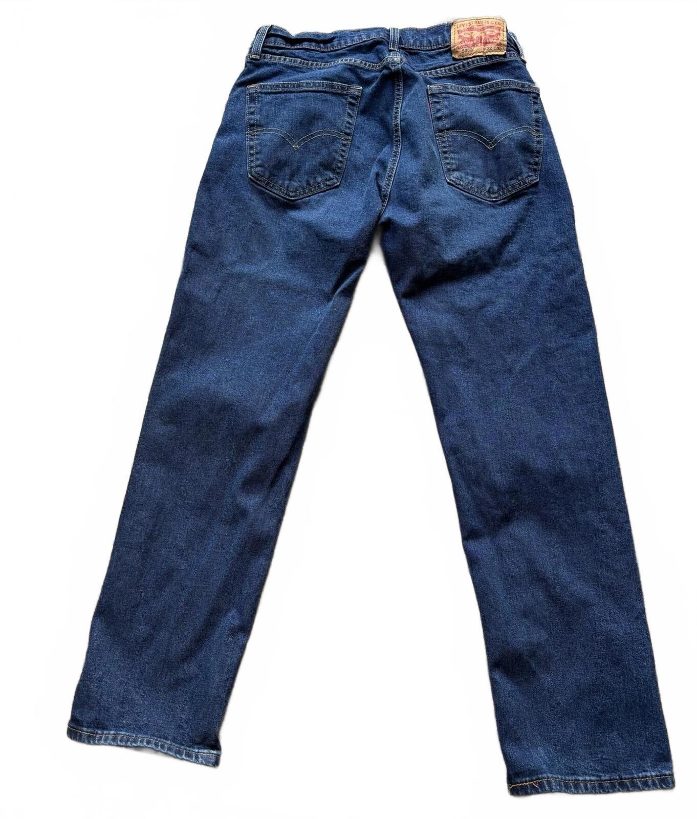 Levi's Levi's 505 Regular Fit Jeans 32x30 - Medium Wash Size US 32 / EU 48 - 4 Thumbnail