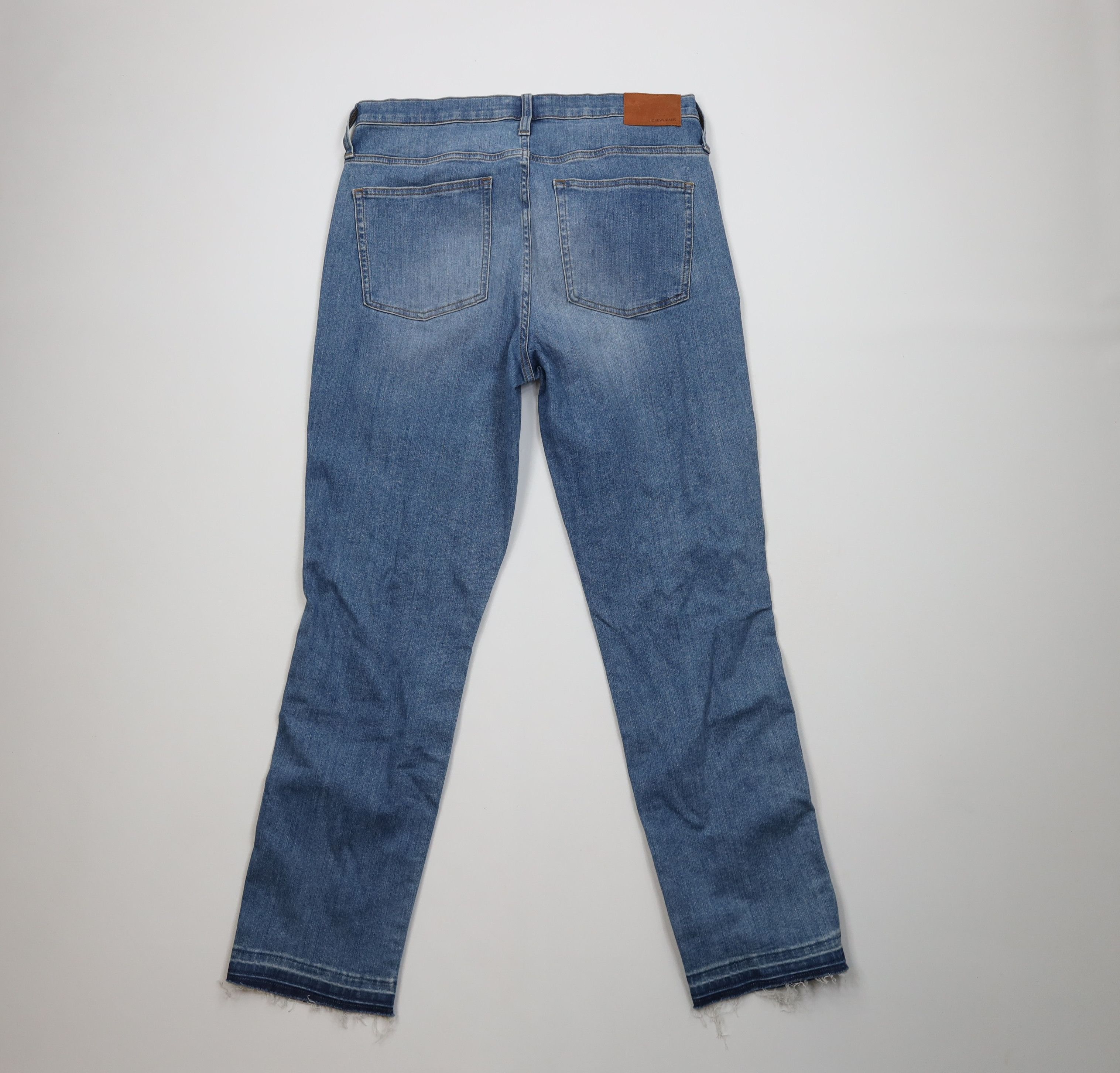 J.Crew J Crew Stretch Vintage Straight Leg Denim Jeans Blue Size 31" - 9 Thumbnail