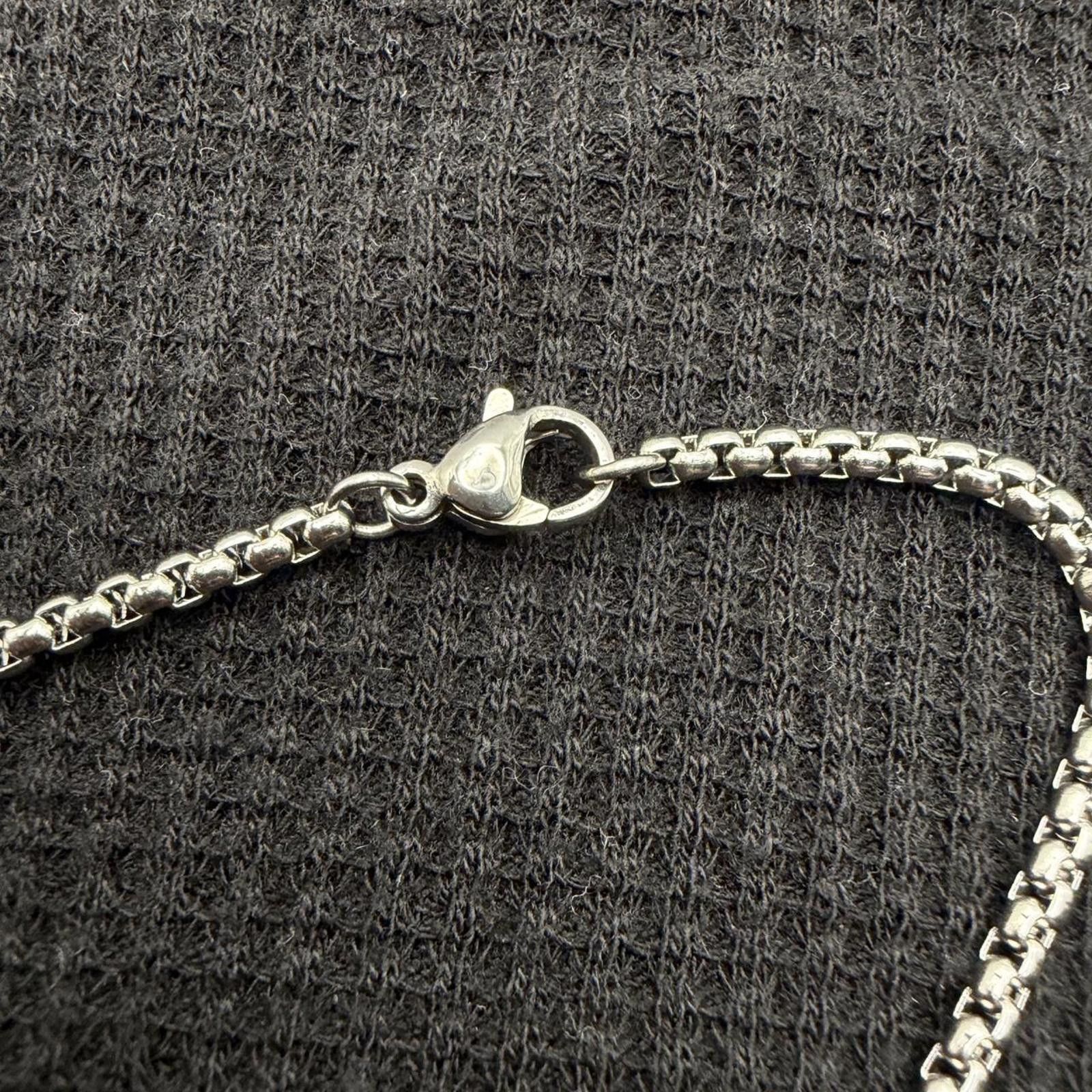 Jewelry Vintage silver skull pendant necklace Size ONE SIZE - 6 Thumbnail