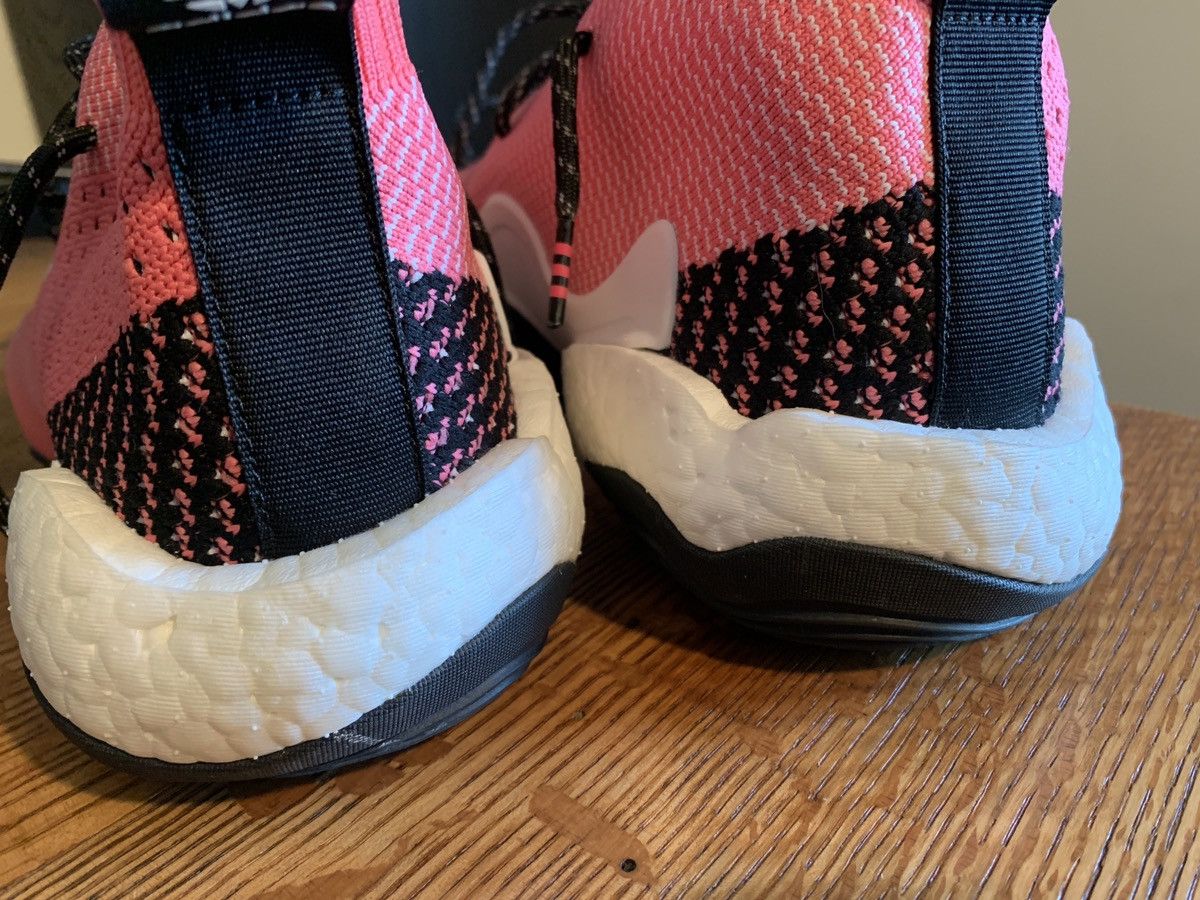 Adidas × Pharrell Adidas Crazy BYW LVL X - Pharrell Ambition Pink Size US 11 / EU 44 - 3 Thumbnail