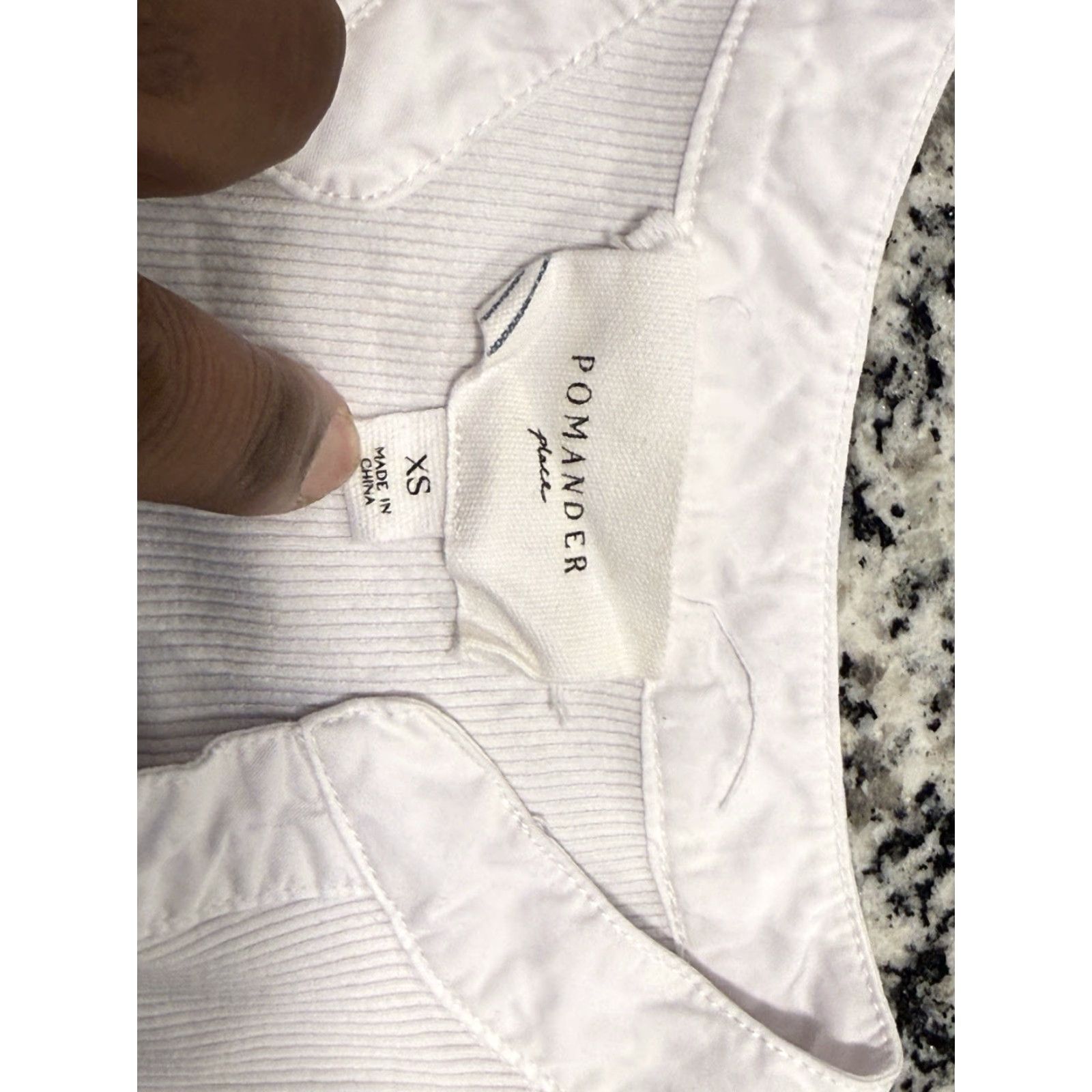 Vintage Tuckernuck Pomander Place White Livia Top XS Puff Sleeve Ribbed Tee EUC Space? Size XS / US 0-2 / IT 36-38 - 6 Thumbnail