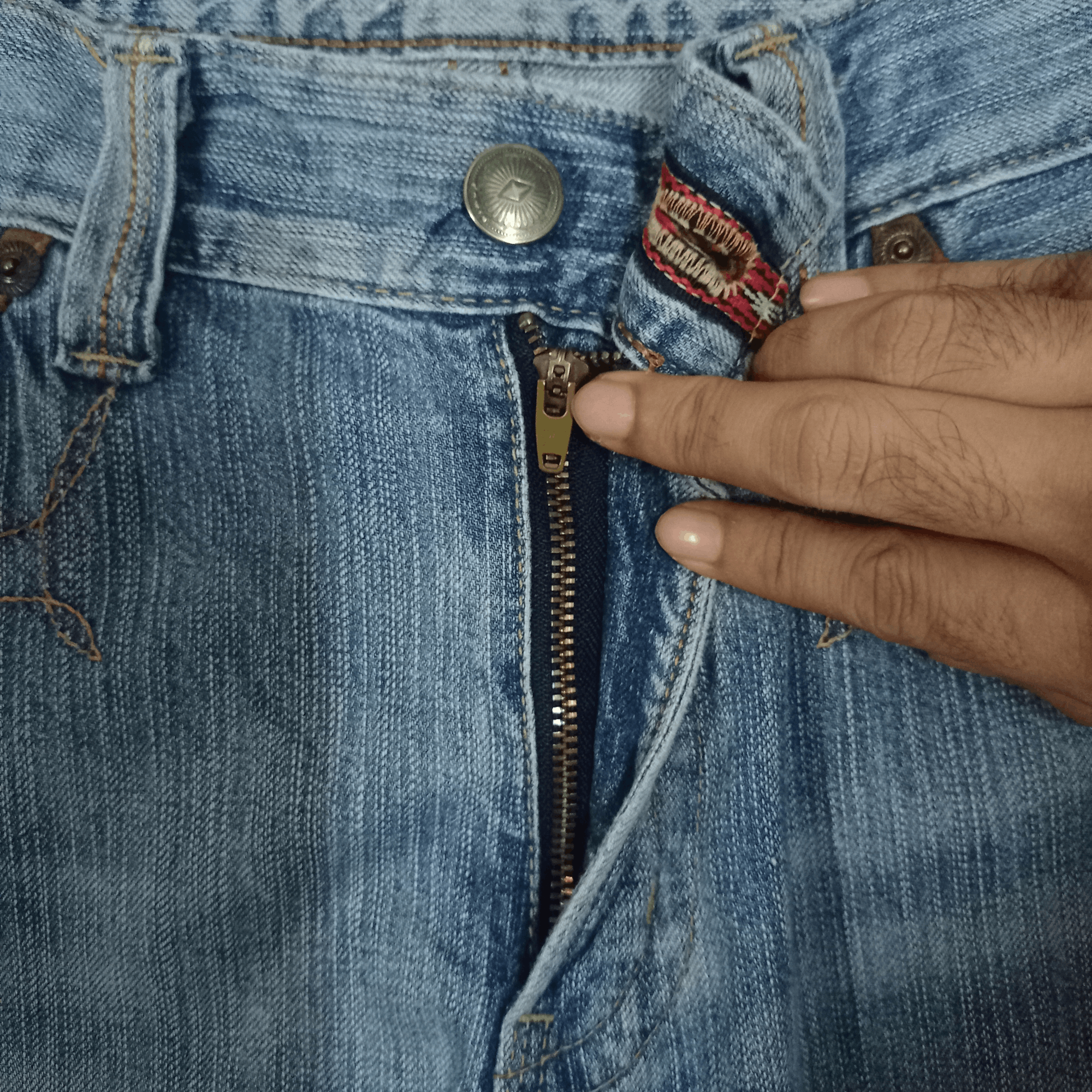 Edwin Exclusive Vintage Edwin Japan Distressed Baggy Jeans 36x32 Size US 36 / EU 52 - 3 Thumbnail