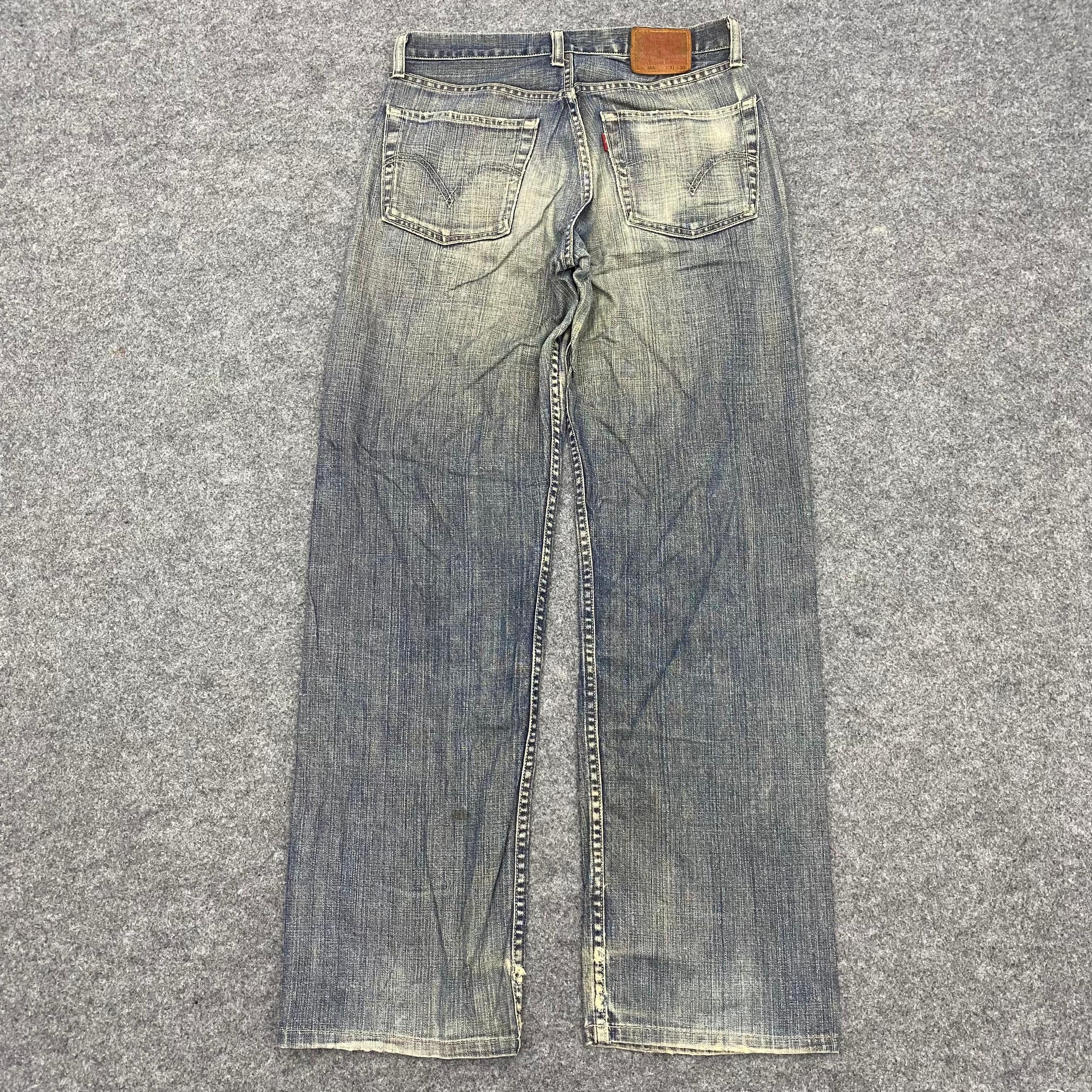 If Six Was Nine 💥Best Offer💥Vintage Levis Distressed denim Size US 31 - 3 Thumbnail