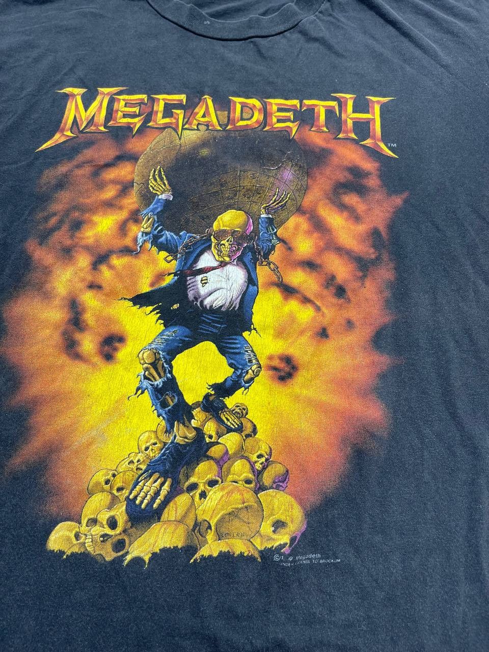 Band Tees × Megadeth Megadeth 1991 Oxidation Tour Shirt / Large Rock Metal Size US L / EU 52-54 / 3 - 4 Thumbnail