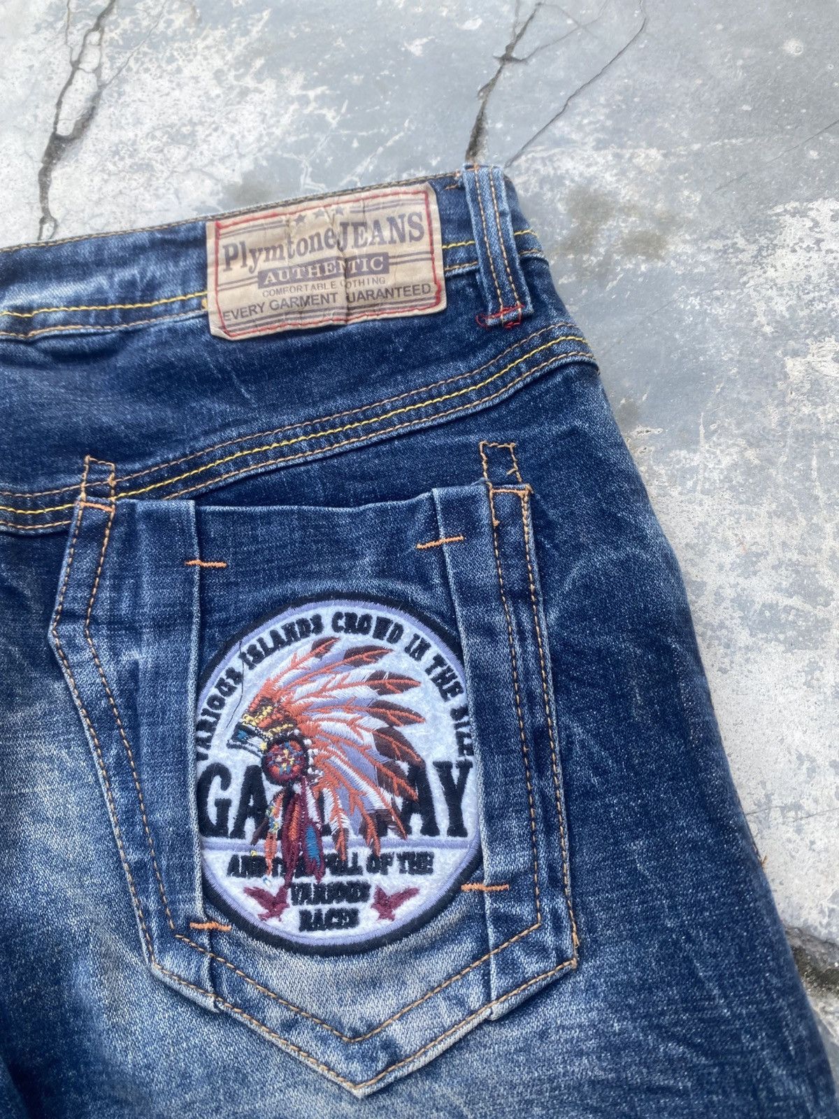 Japanese Brand PLYMTONE Indian Jeans Size US 30 / EU 46 - 9 Thumbnail