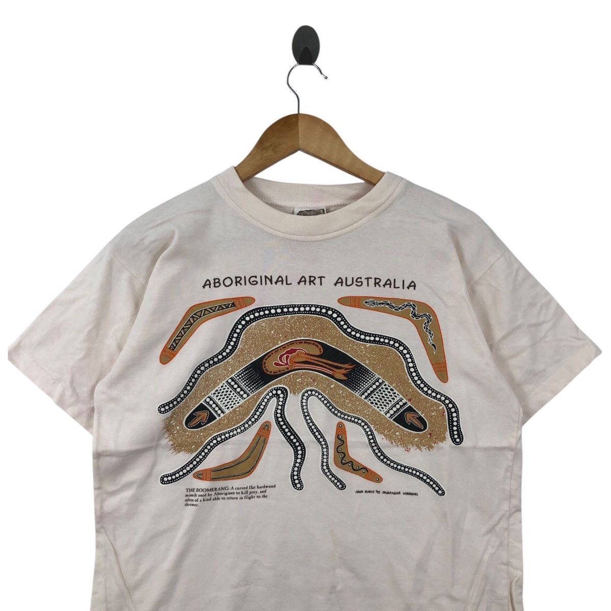 Vintage Vintage Rare 1995 Lewis BurnsBoomerang Aboriginal Art TShirt Size US M / EU 48-50 / 2 - 2 Thumbnail