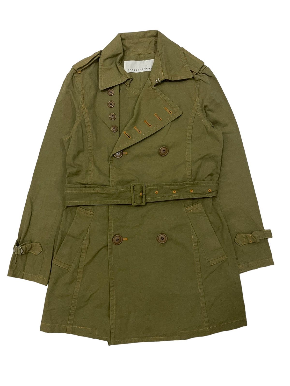 Issey Miyake × Japanese Brand × Vintage Issey Miyake Sunaokuwahara Trench Coat Size US S / EU 44-46 / 1 - 1 Thumbnail
