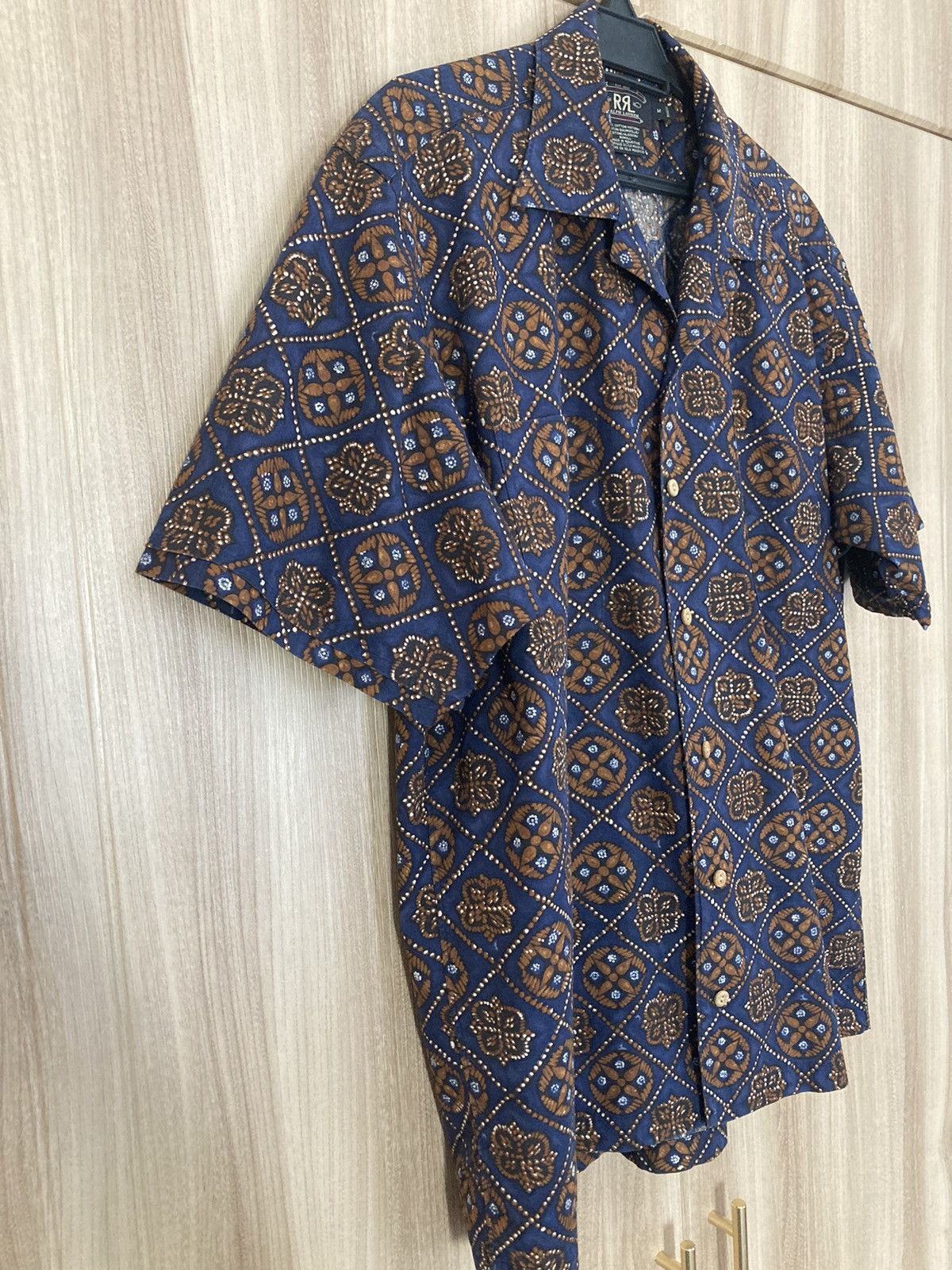Polo Ralph Lauren Vtg 90s RRL Double RL Batik Club Shirt Size US M / EU 48-50 / 2 - 3 Thumbnail