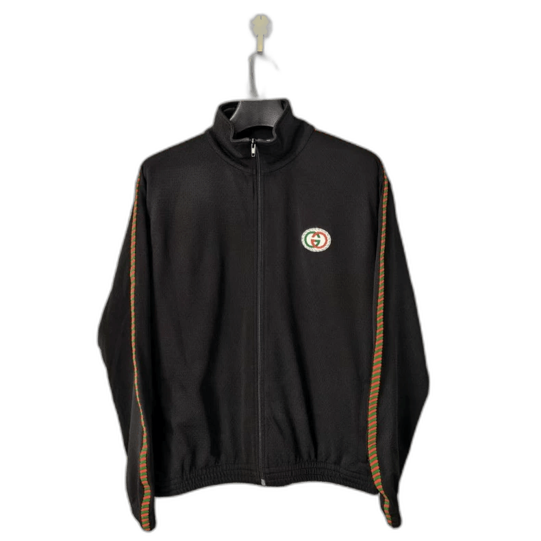 Gucci GUCCI Black Zip-Up Long Sleeve Jacket-yf Size US L / EU 52-54 / 3 - 1 Thumbnail