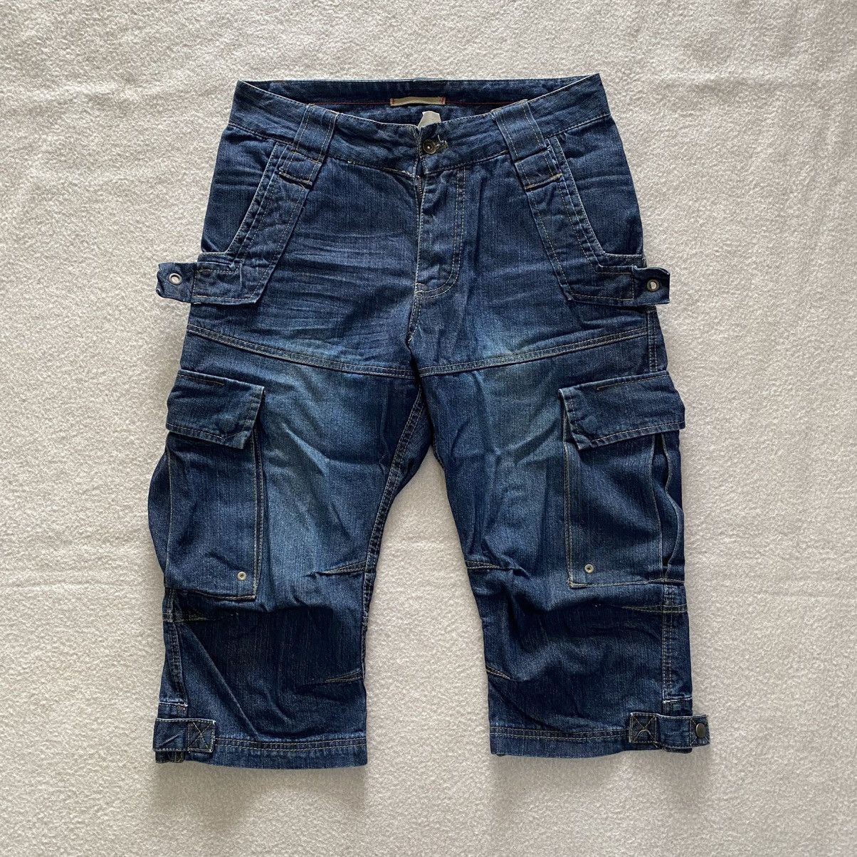 If Six Was Nine × Japanese Brand Vache Multi Pocket Jeans Short w31 Size US 31 - 1 Thumbnail