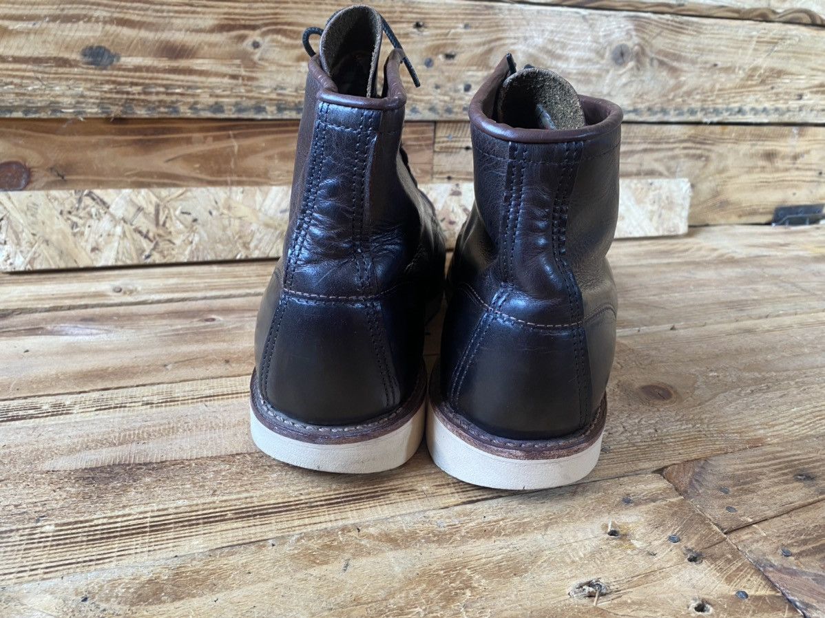 Red Wing Redwing moc-toe charcoal rough boots sz 9E /42 Size US 9 / EU 42 - 8 Thumbnail