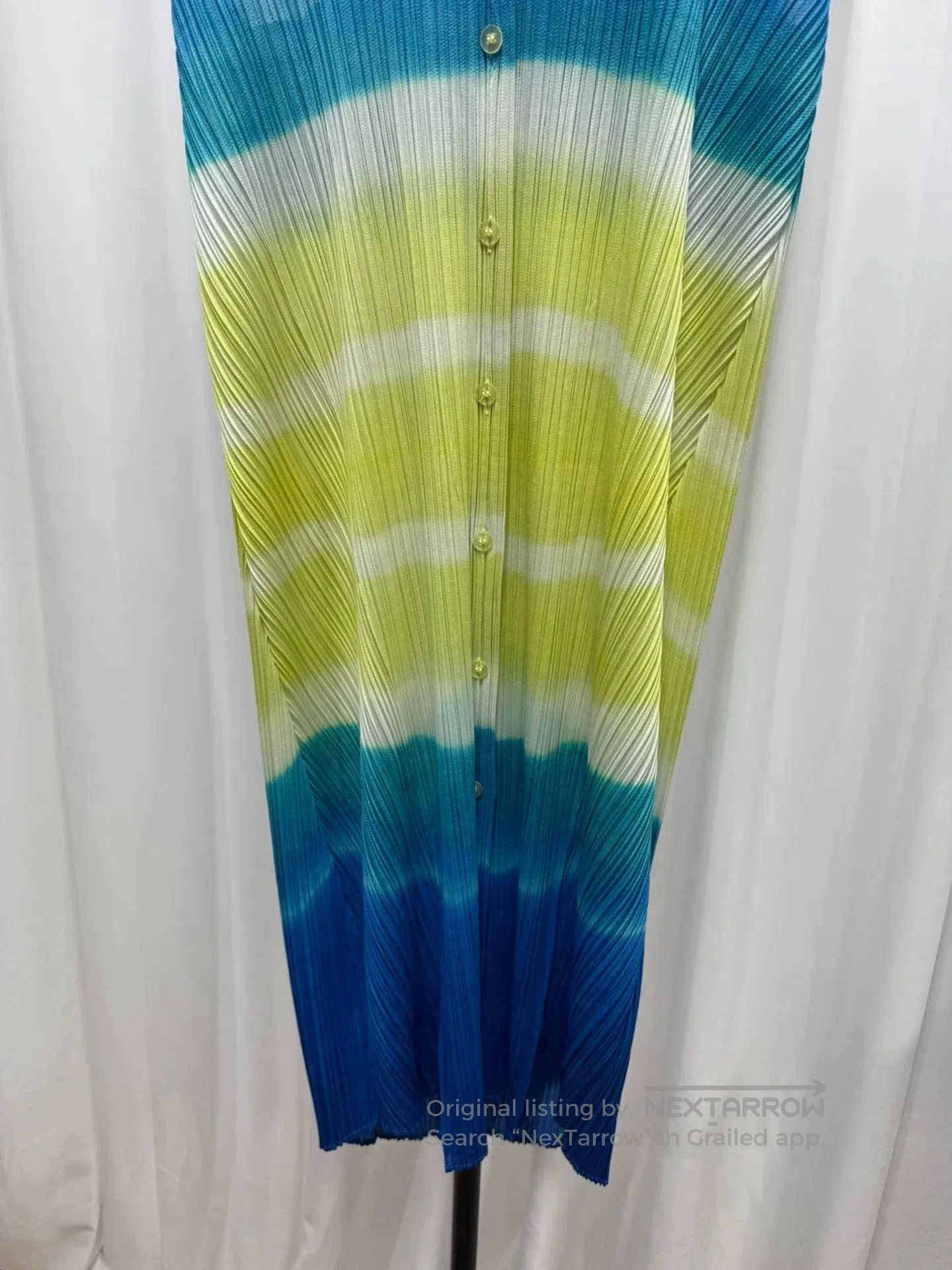Pleats Please Issey Miyake Issey Miyake Pleats Please Color-Block Dress. Size M / US 6-8 / IT 42-44 - 3 Thumbnail