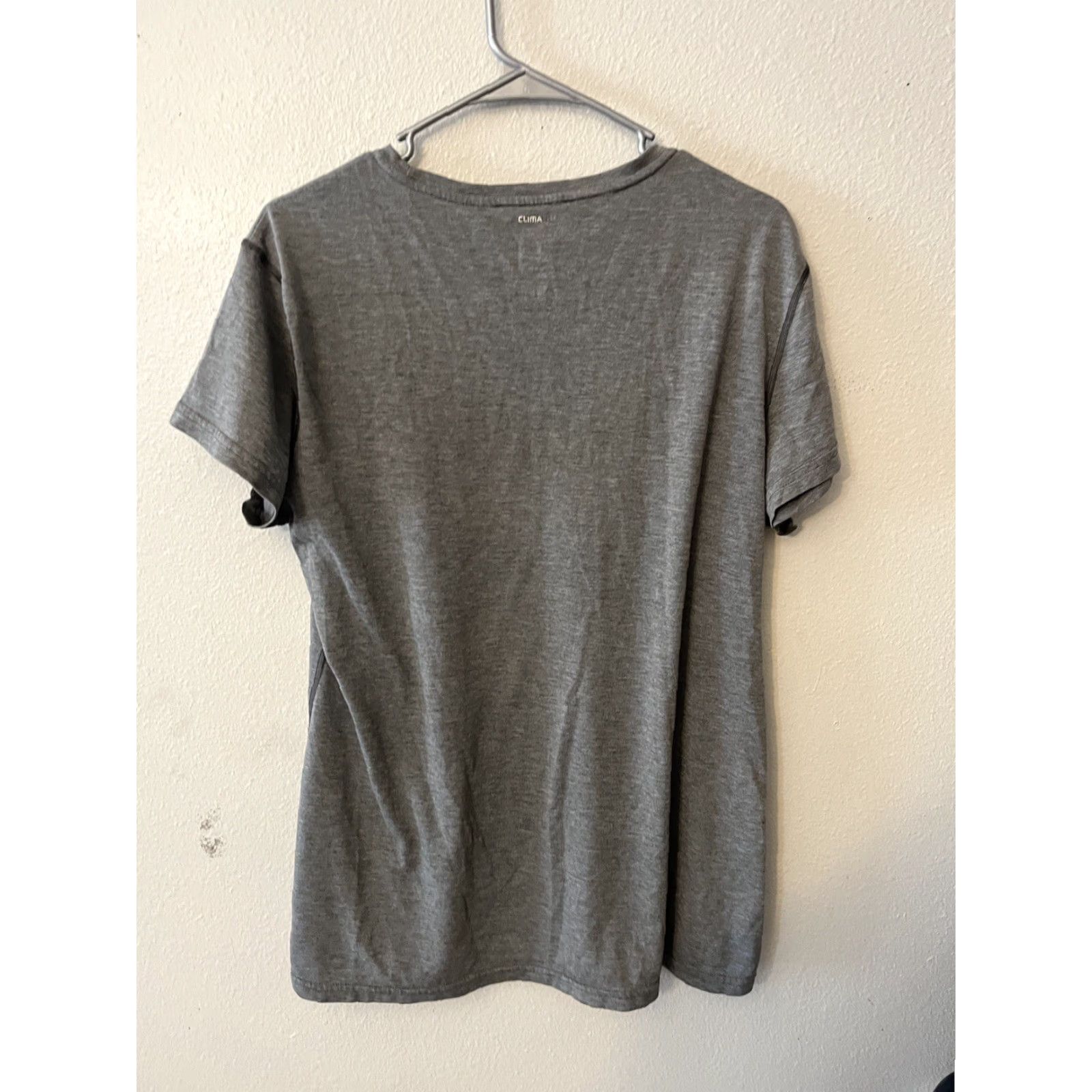 Adidas Adidas T-Shirt Mens Gray Medium Crew Neck Short Sleeve Logo Originals Knit Cotton Size US M / EU 48-50 / 2 - 2 Thumbnail