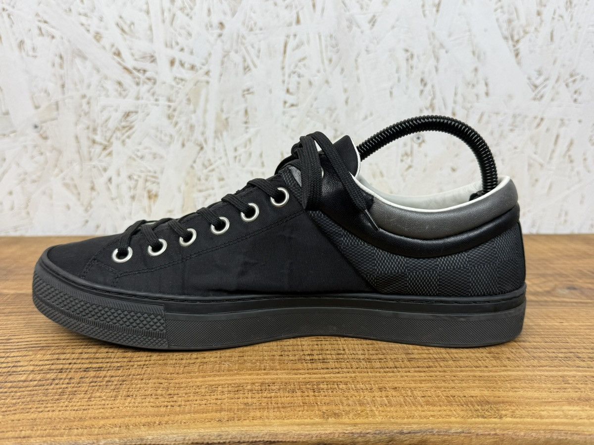 Louis Vuitton Louis Vuitton Nylon/Damier Graphite Sprinter Low Top Sneaker Size US 7.5 / EU 40-41 - 10 Thumbnail