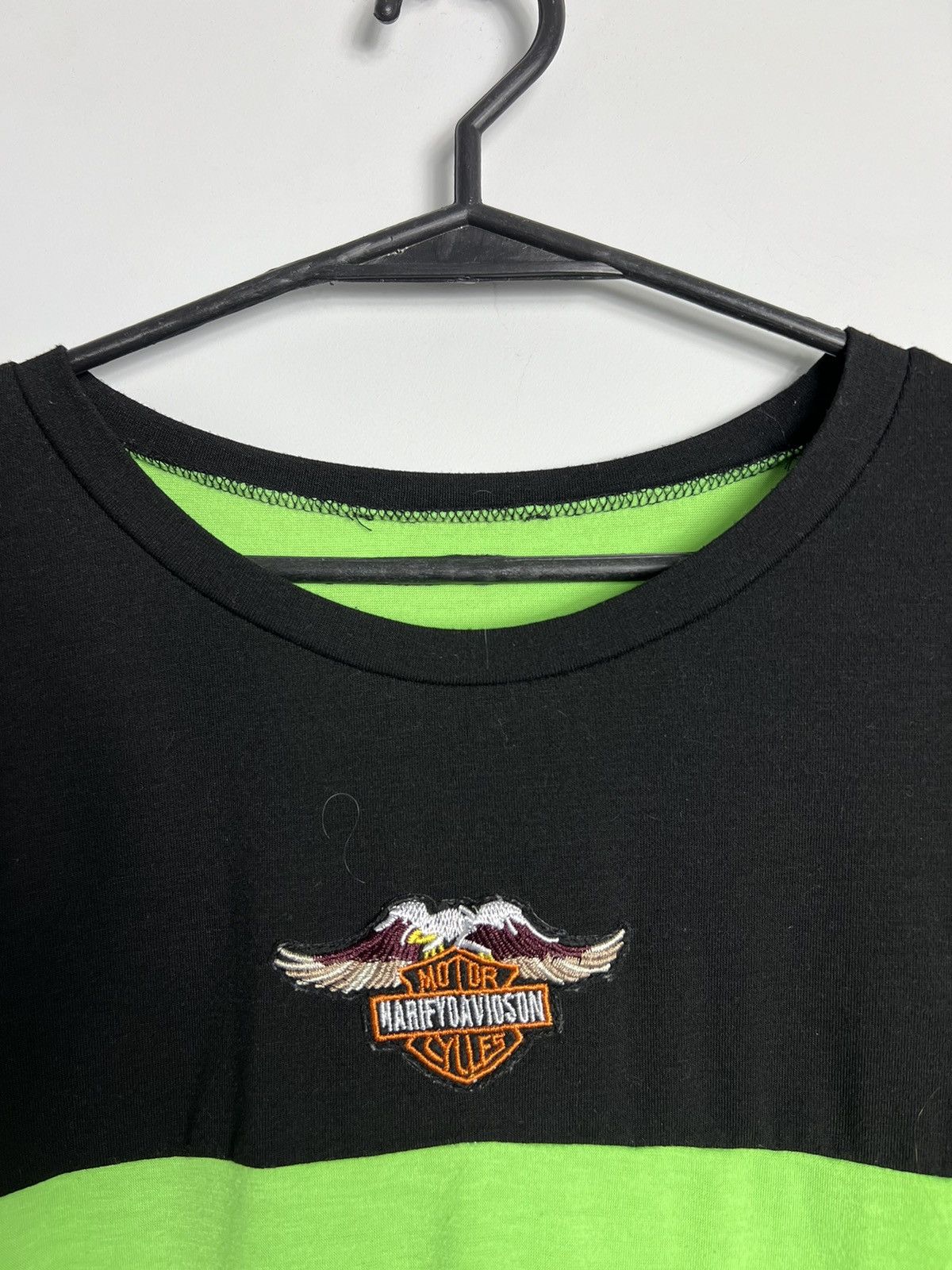 Harley Davidson Baggy Tshirt Harley Davidson Center Logo Vintage Size US XL / EU 56 / 4 - 3 Thumbnail