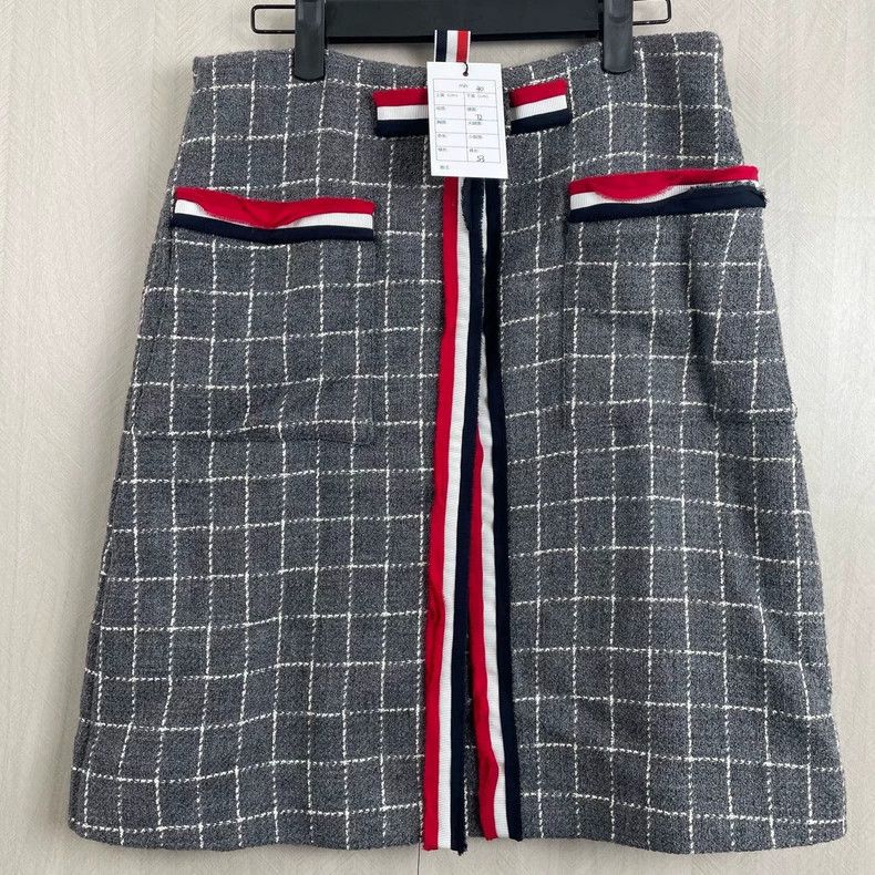 Thom Browne Thom Browne Grey skirt Size 26" / US 2 / IT 38 - 1 Thumbnail