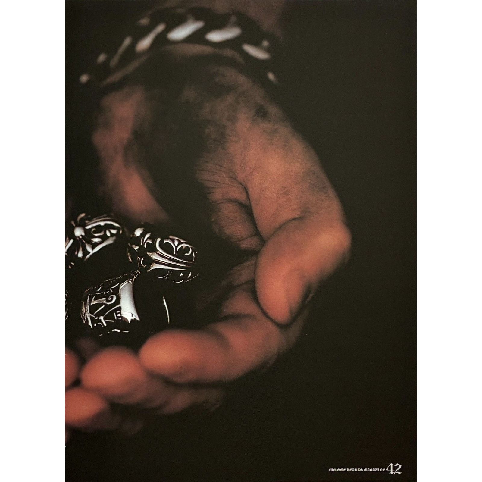 Chrome Hearts × Japanese Brand × Vintage Chrome Hearts rings photo Framed poster 9x11 Size ONE SIZE - 2 Thumbnail