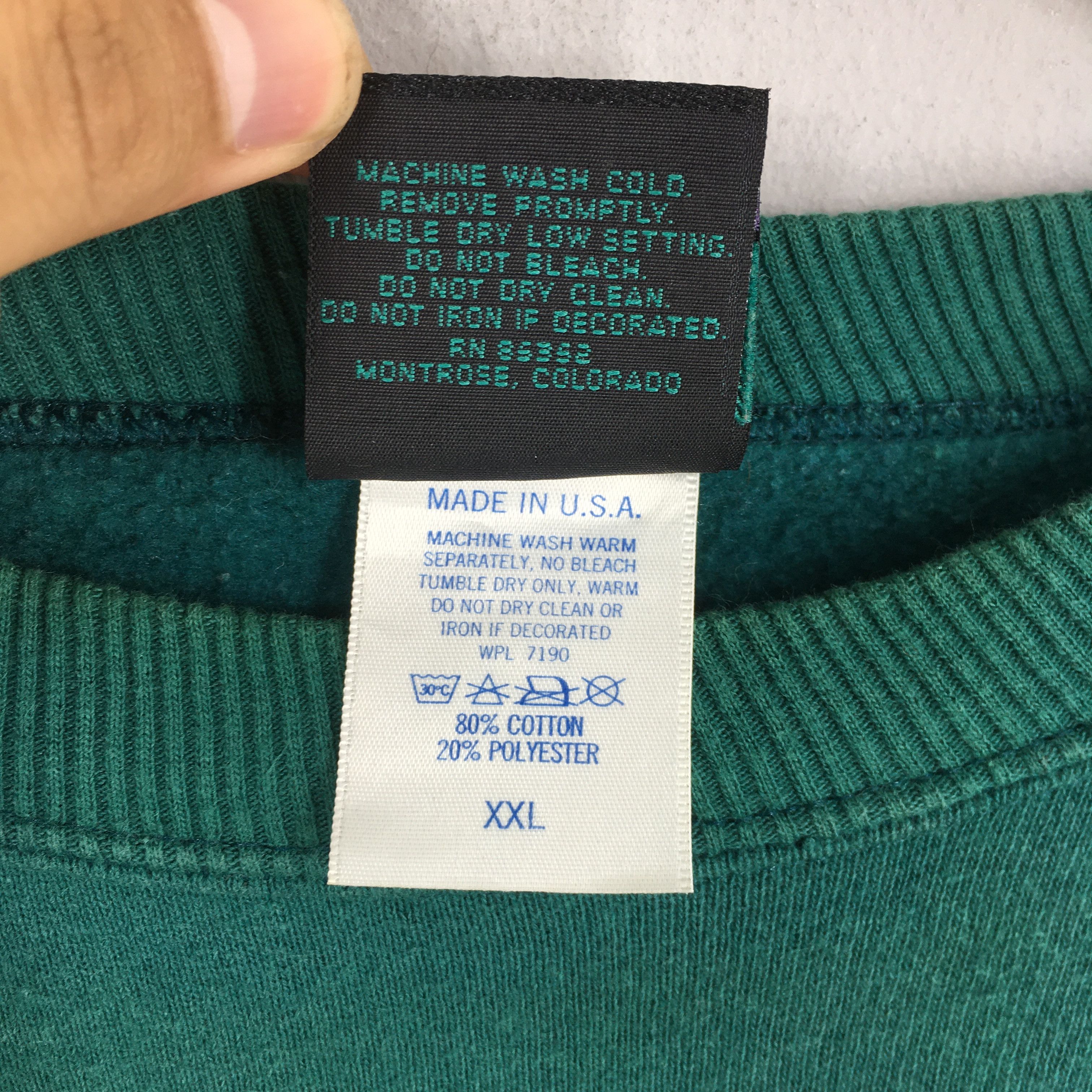 Habitat Vintage 90s Moosehead Lake Maine Sweatshirt XXLarge Size US XXL / EU 58 / 5 - 6 Thumbnail